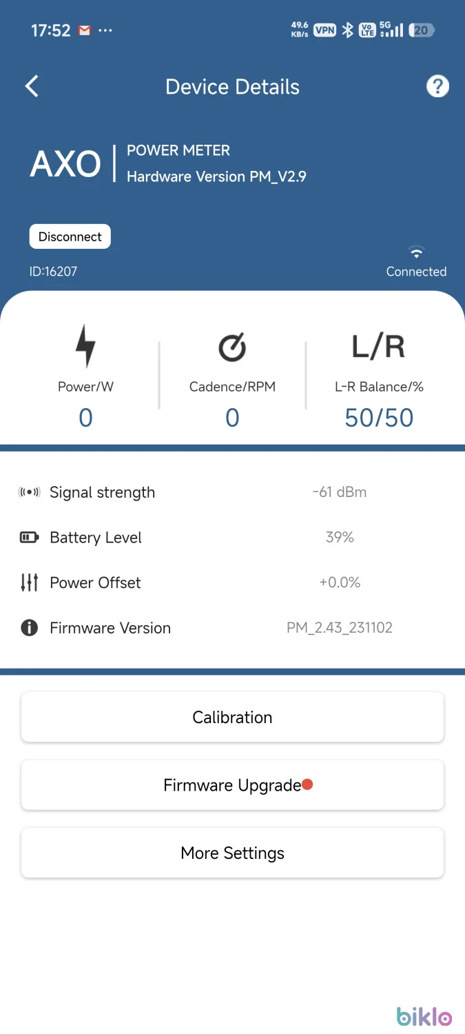 5. Power meter Sigeyi AXO pentru Raceface Cinch