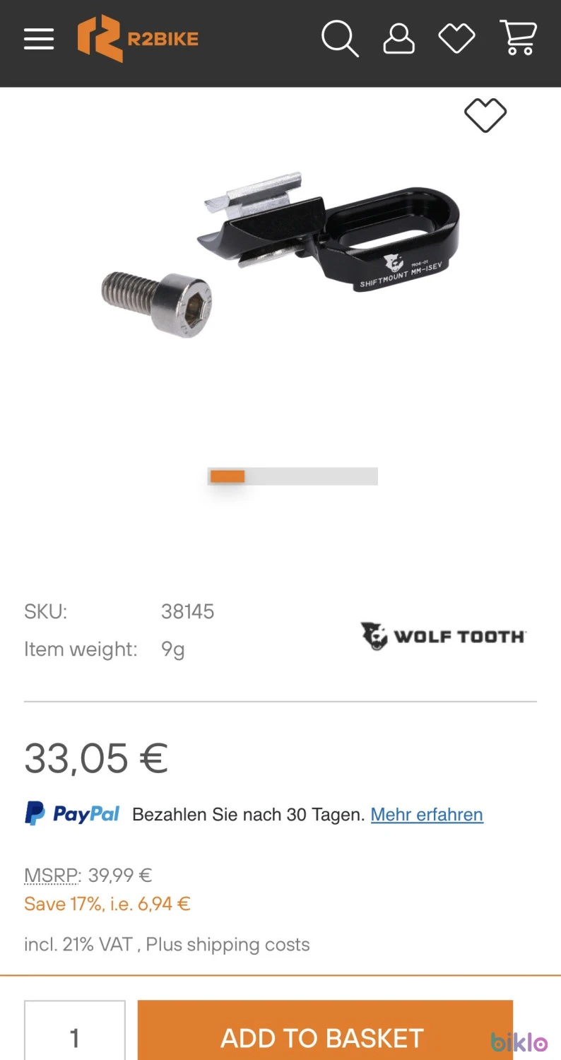 2. Woolf Tooth matchmaker Shimano I-Spec EV