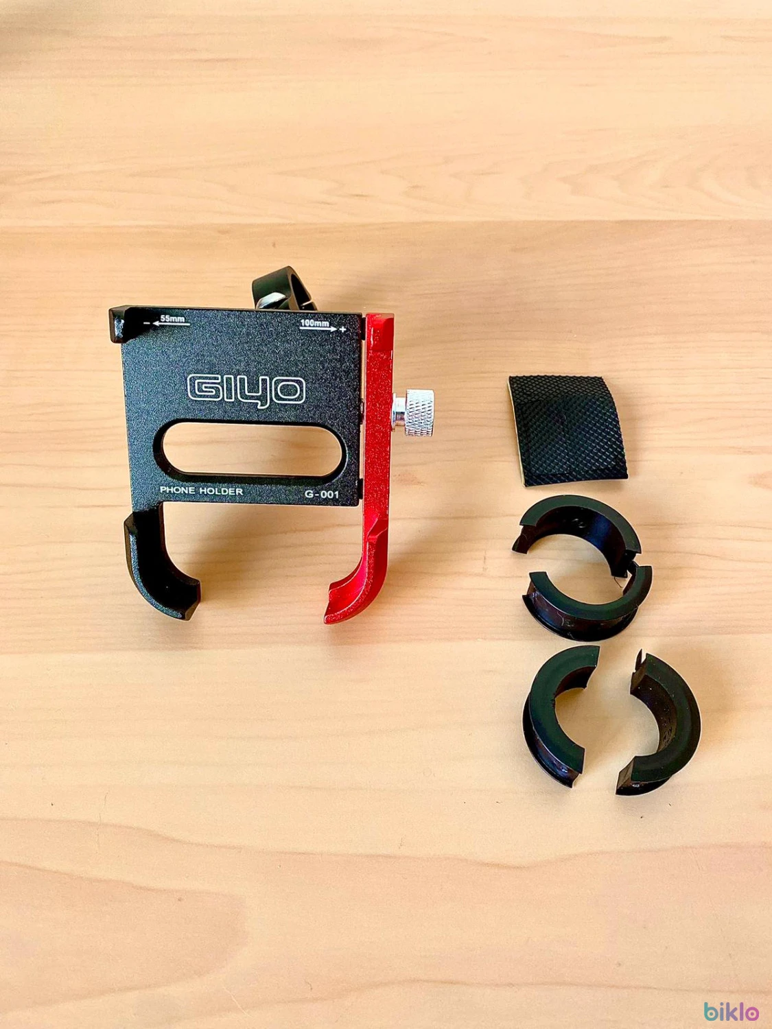 3. GIYO suport rotativ de telefon din aluminiu pentru bicicleta / trotineta / motocicleta