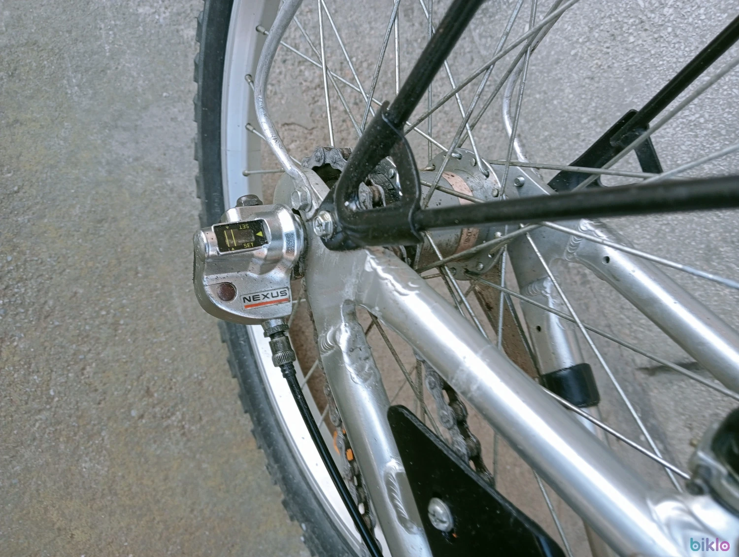2. Bicicleta copii Pegasus Germania aluminiu cu 3 viteze butuc Shimano Nexus + torpedou