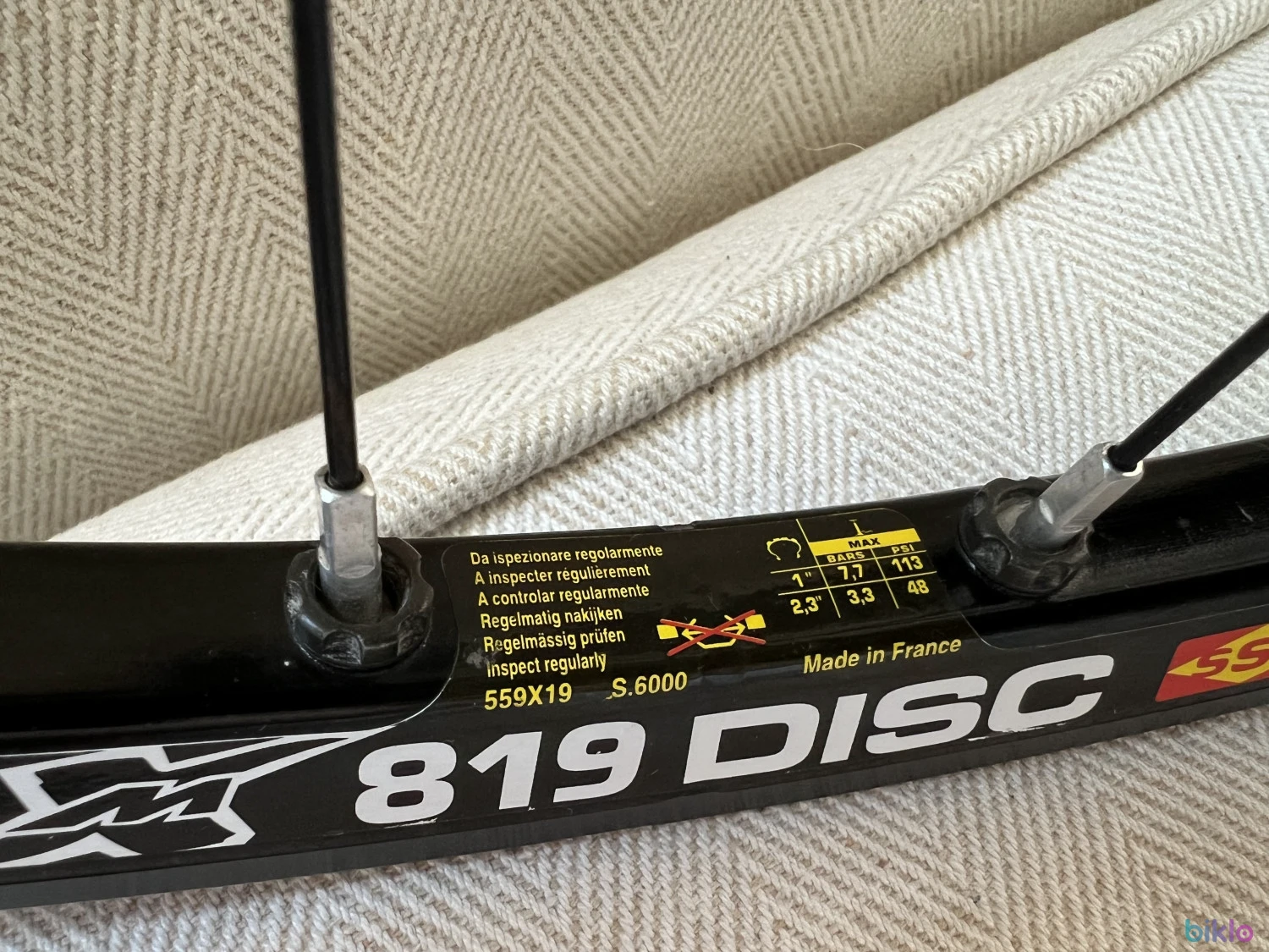 8. Set roti MTB 26 Mavic 819/DT Swiss/Specialized