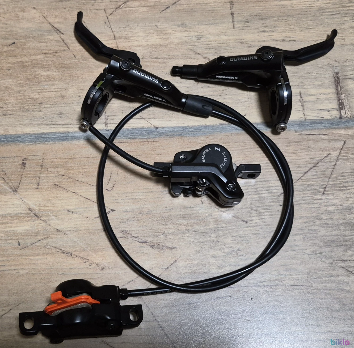 1. Set frâne Shimano MT501 cu MT500 NOI