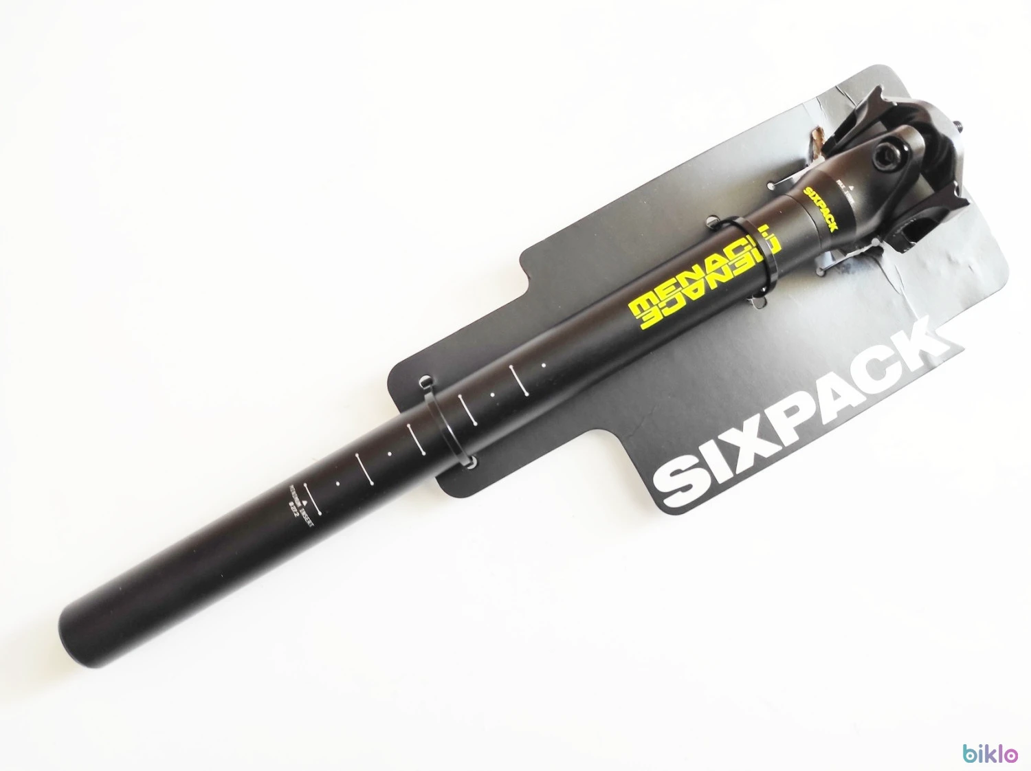 1. Tija de sa Sixpack Menace 27.2x350mm neagra, noua