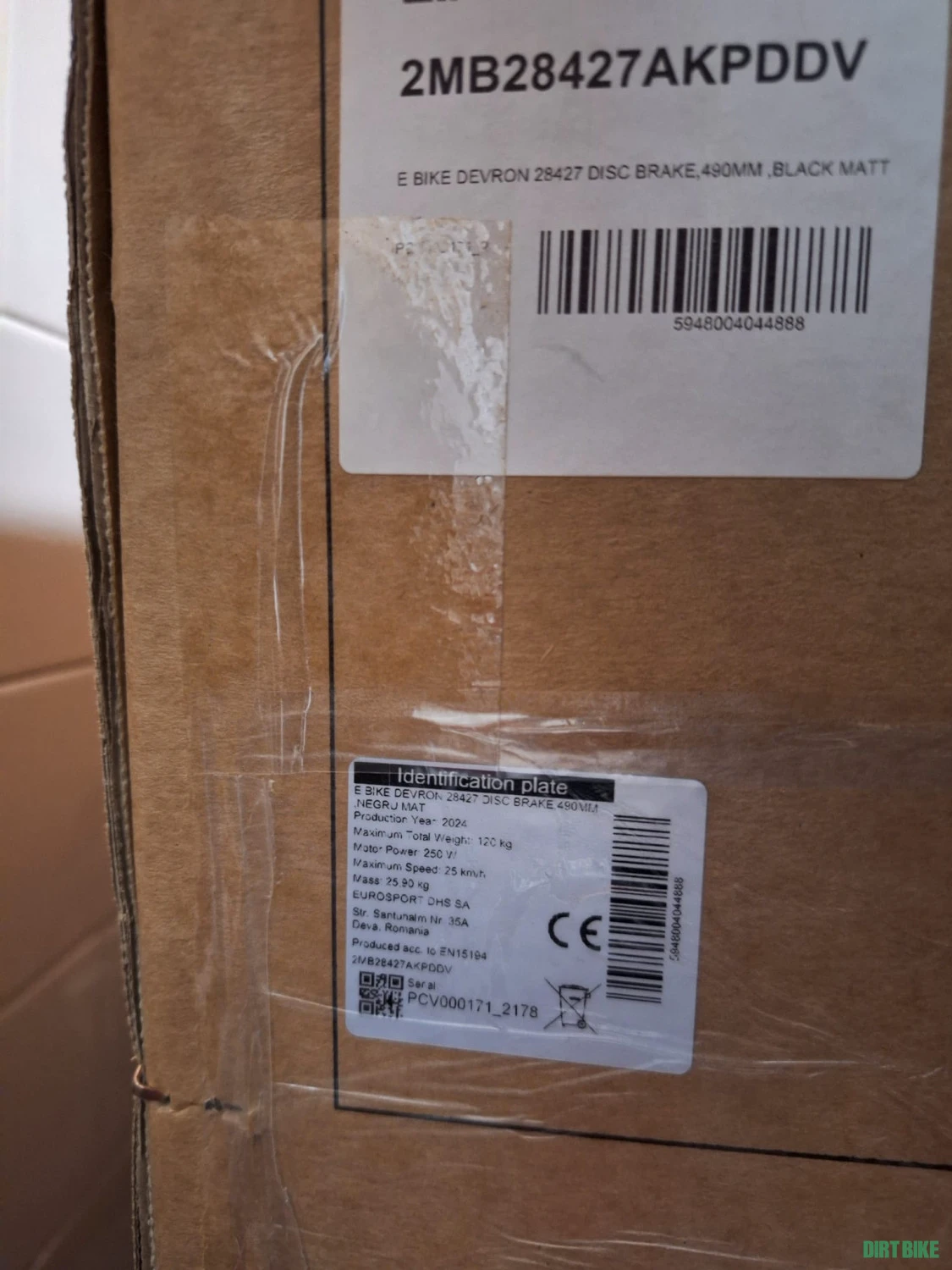 1. Vand bicicleta electrica Devron 28427