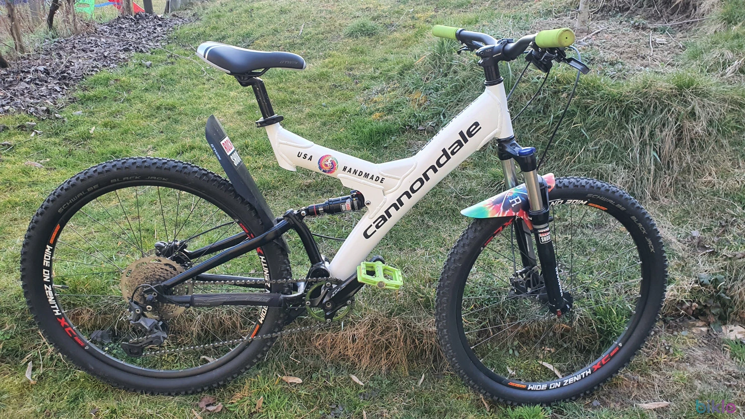 1. MTB full sus, air piese noi