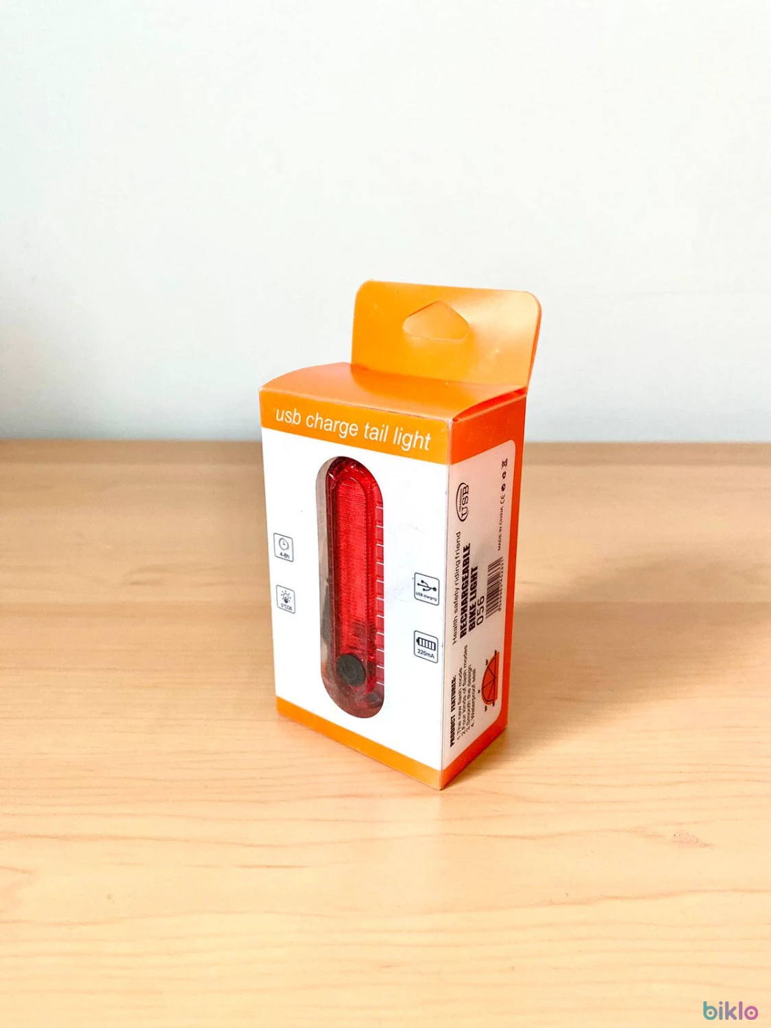 6. Stop spate pentru tija sa bicicleta usb led