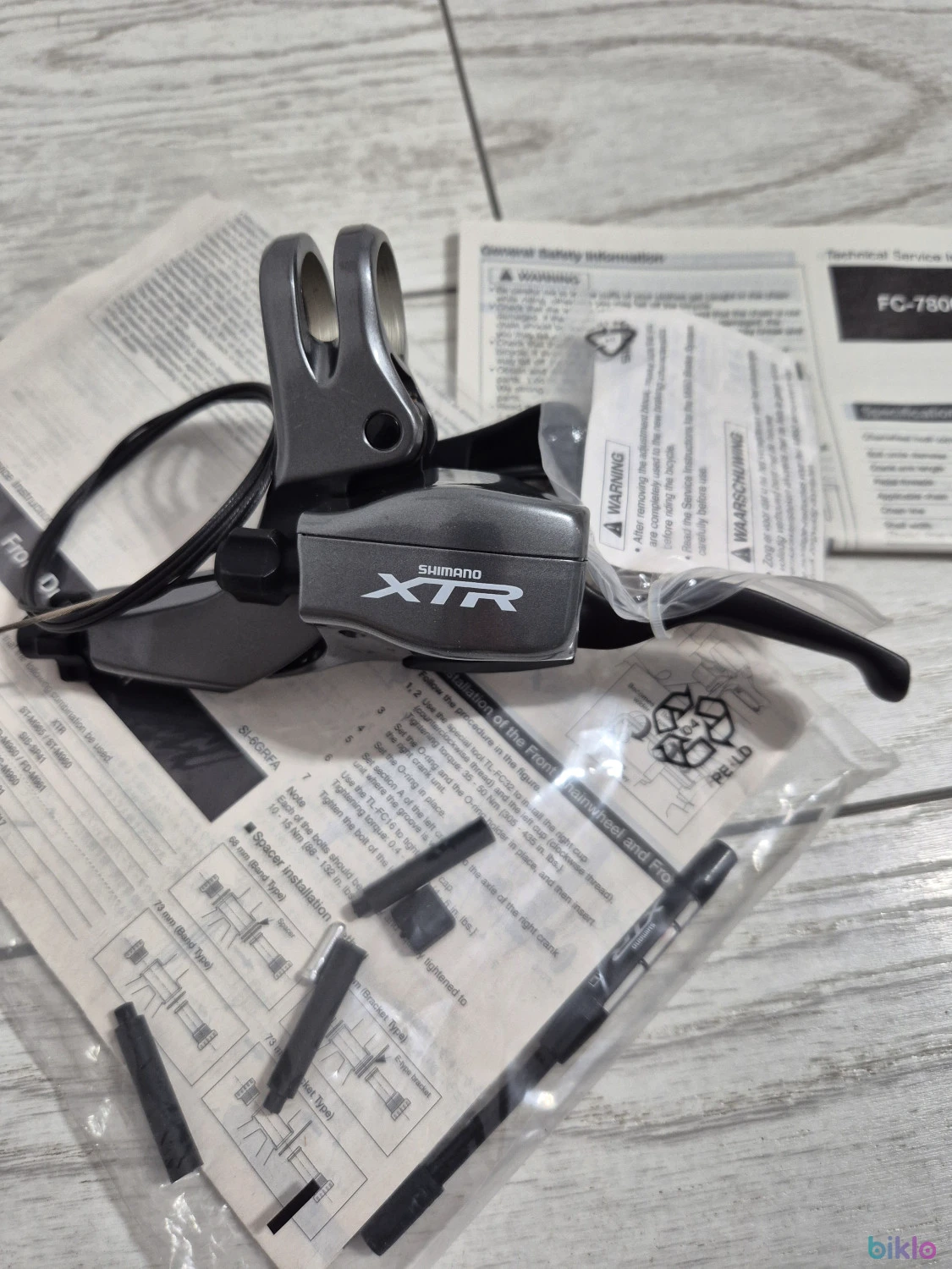 1. Maneta Combo Stânga Shimano XTR ST-M960