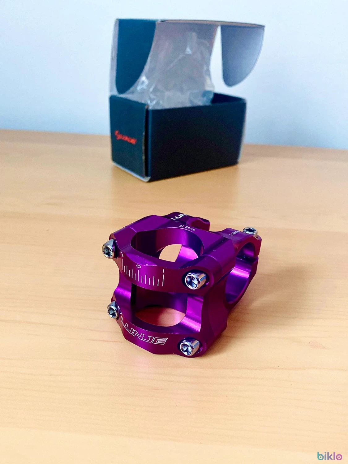 1. Pipa scurta 35mm din aliaj aluminiu pentru ghidon de bicicleta