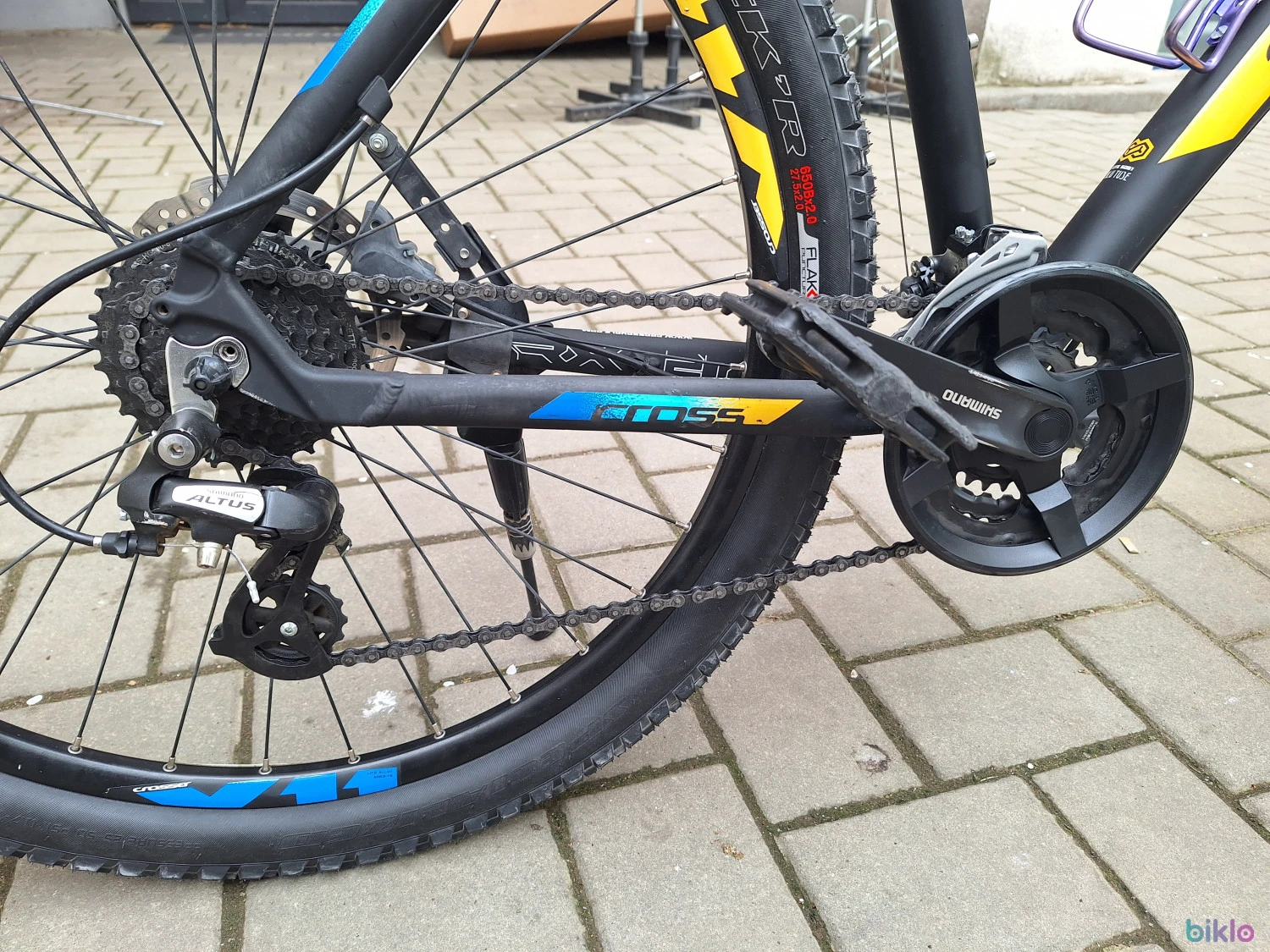 3. Bicicletă Cross GRX 8 – Roți 27.5" – Cadru L – Revizie facuta