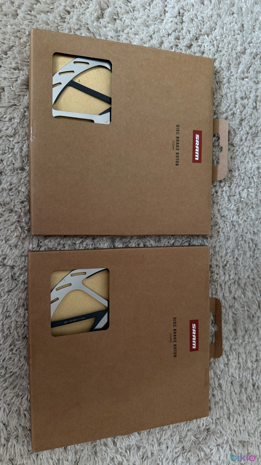 1. Vand / schimb discuri 220 mm SRAM HS2