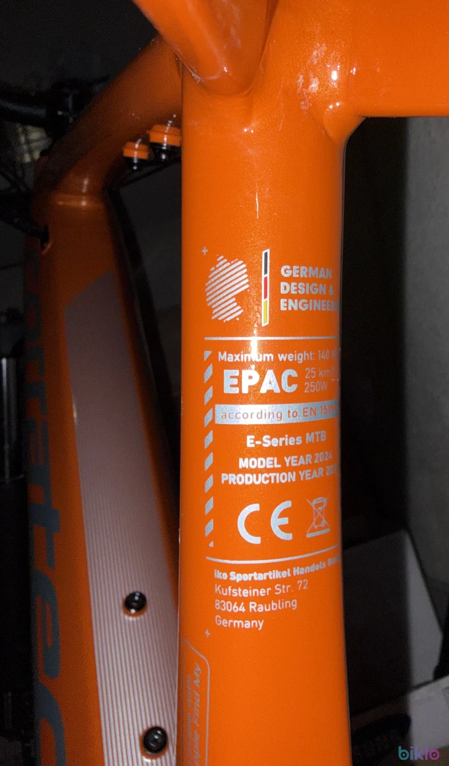 9. E-bike Corratec X-Vert Nou (zero km)