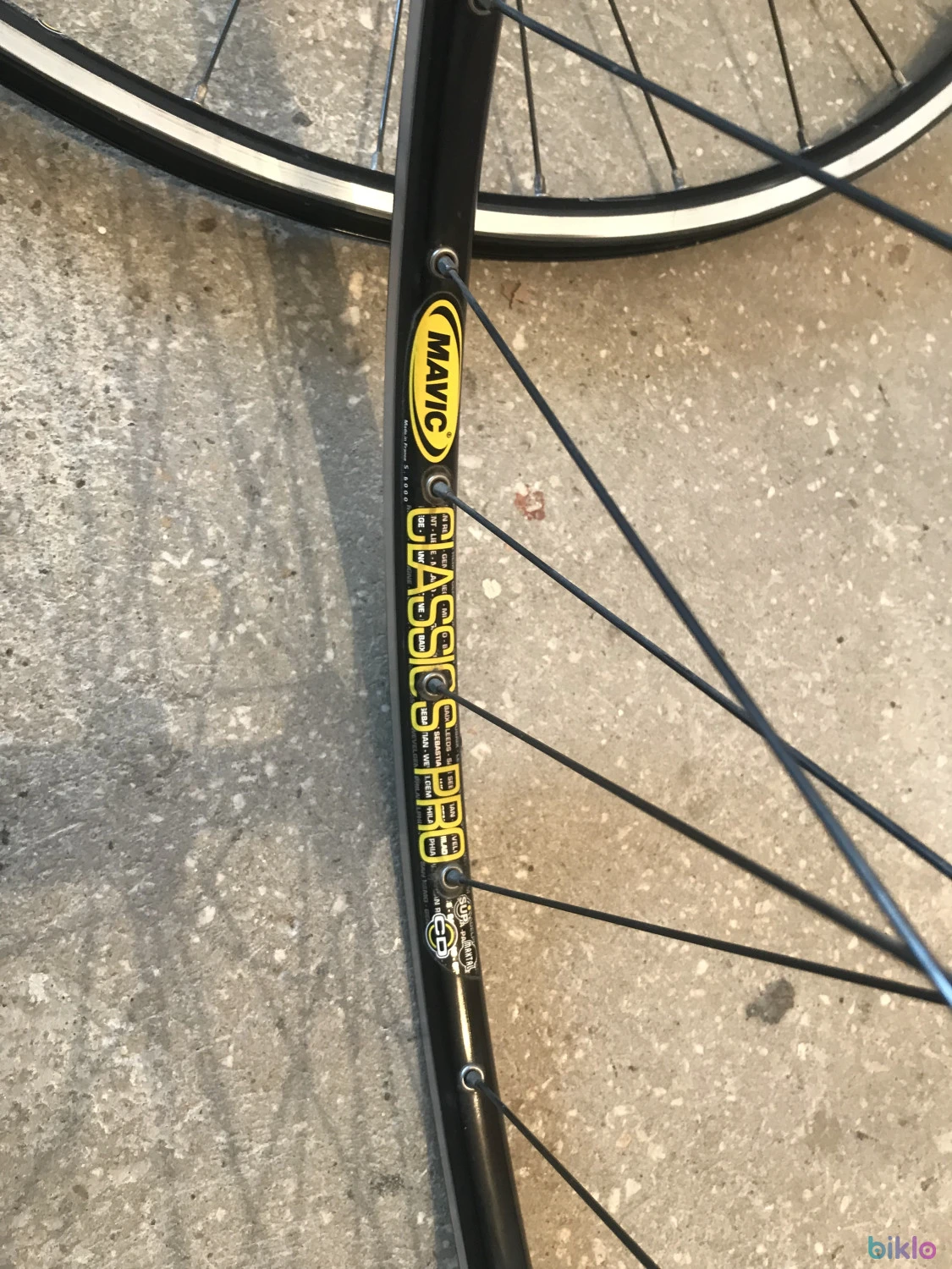 5. Roti cursiera Mavic Classics Pro