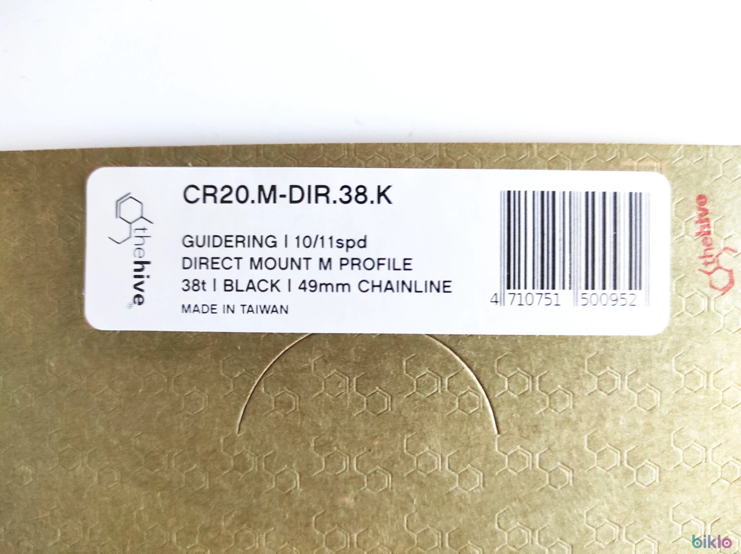12. Foaie narrow/wide E*thirteen Guidering M 38T Direct Mount neagra noua