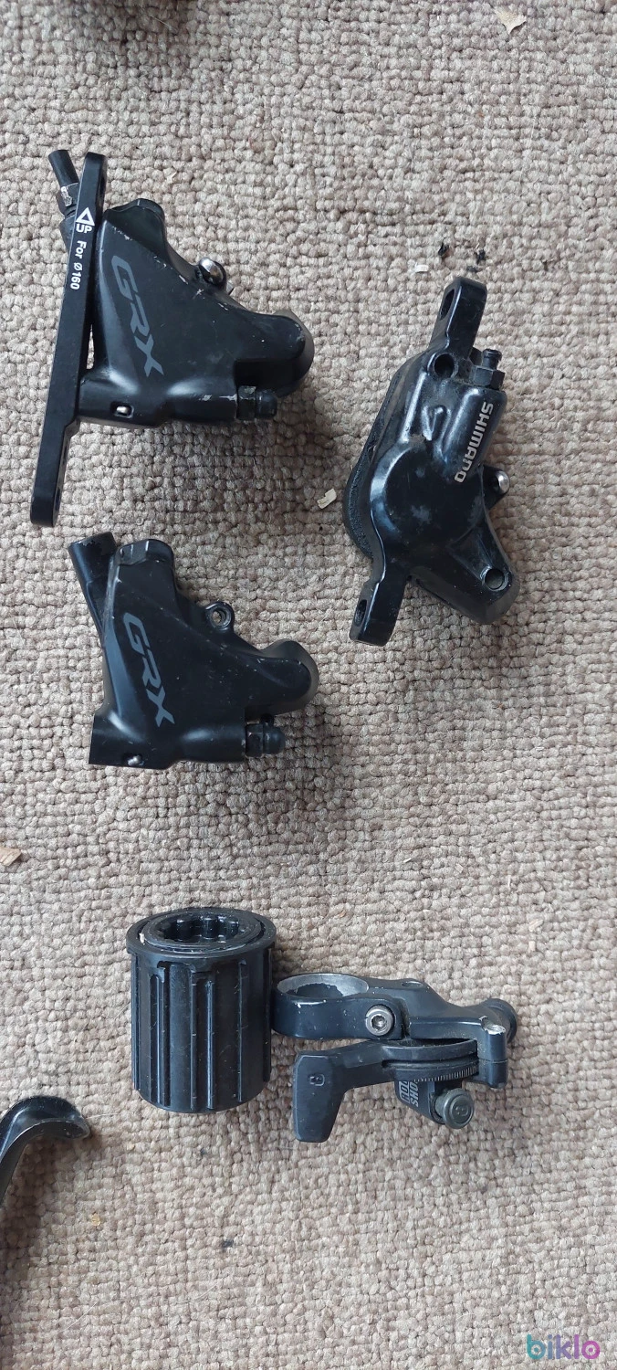 4. Maneta si etriera Shimano Grx ,butuc roata spate,prindere ghidon Cinelli