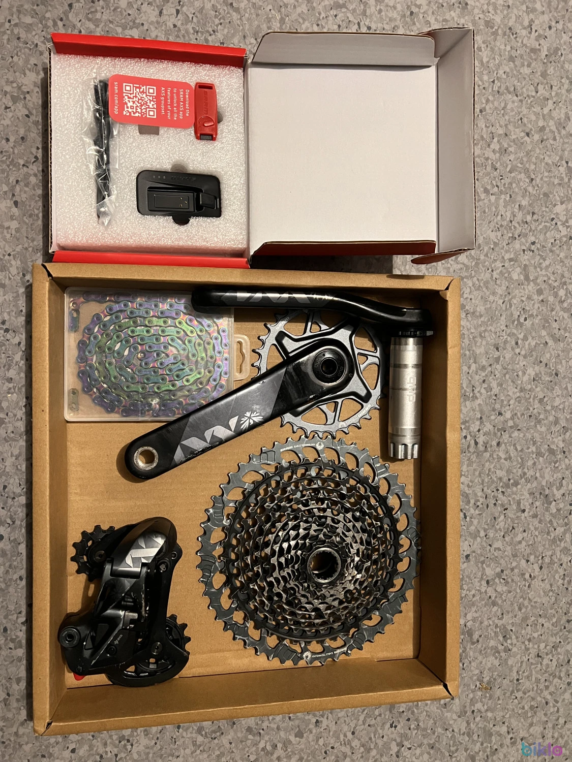 1. Groupset MTB Sram Eagle XX1 AXS 1x12v Boost