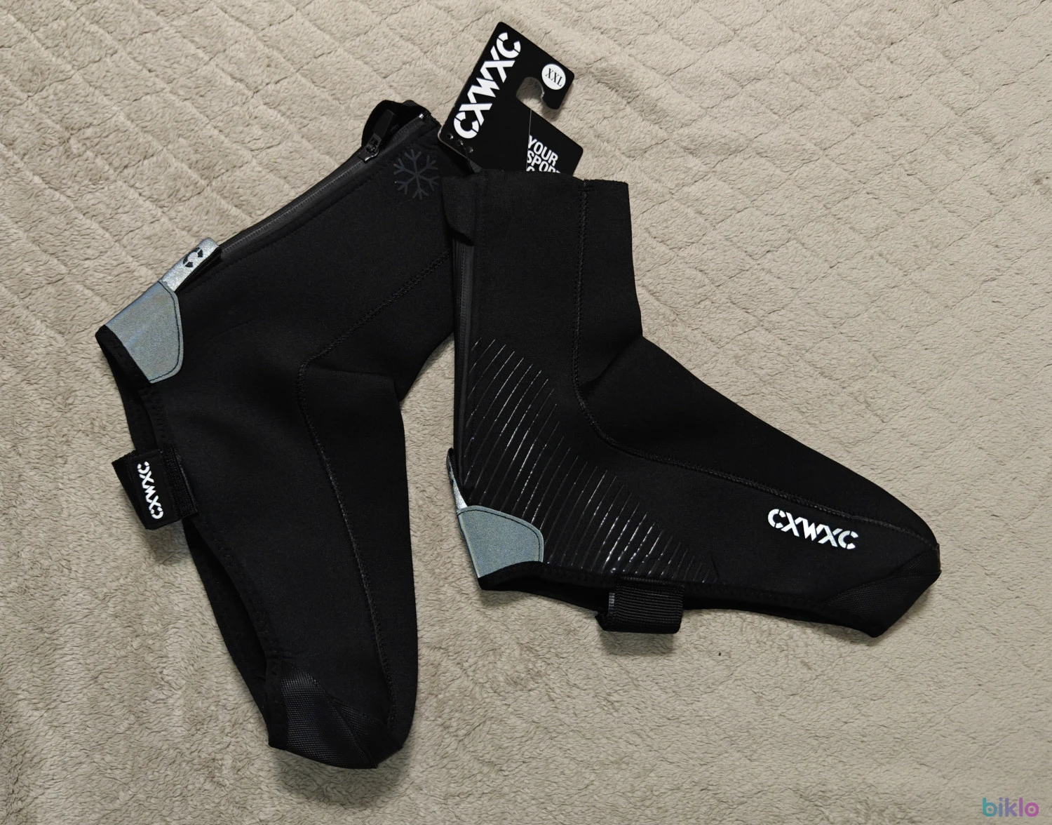 2. Protectie pantofi MTB pt iarna, mar. XXL (pt mar. 43, 44, 45), waterproof shoe covers