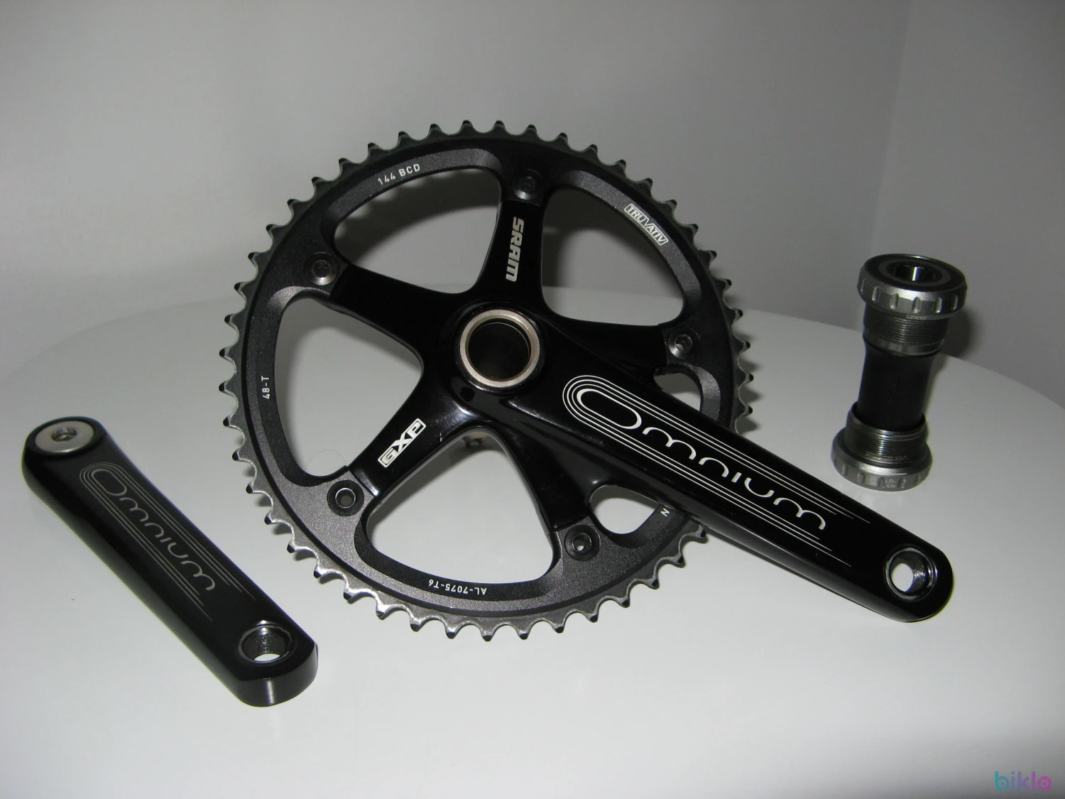 1. SRAM Omnium 165mm + Foaie Truvativ + Butuc GXP