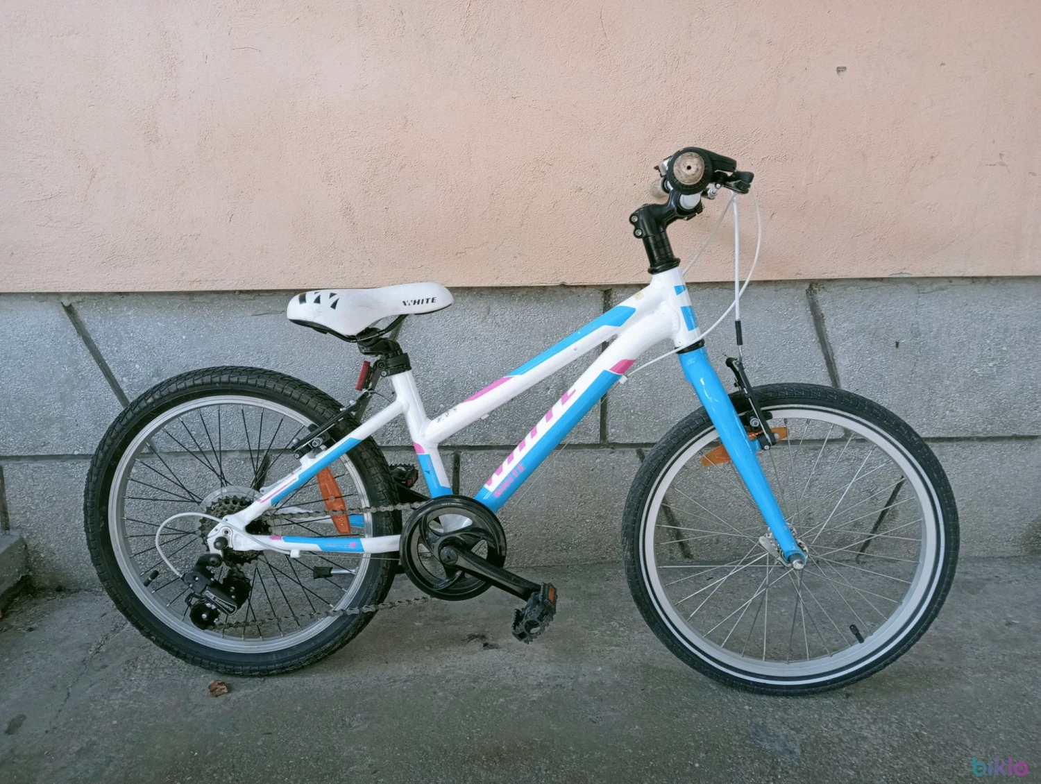 1. Bicicleta copii full aluminiu Shimano 6 V roți 20 cadru mic
