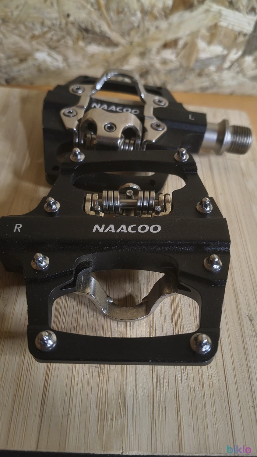 1. Pedale SPD cu platformă dublă NAACOO , compatibile Shimano SPD MTB