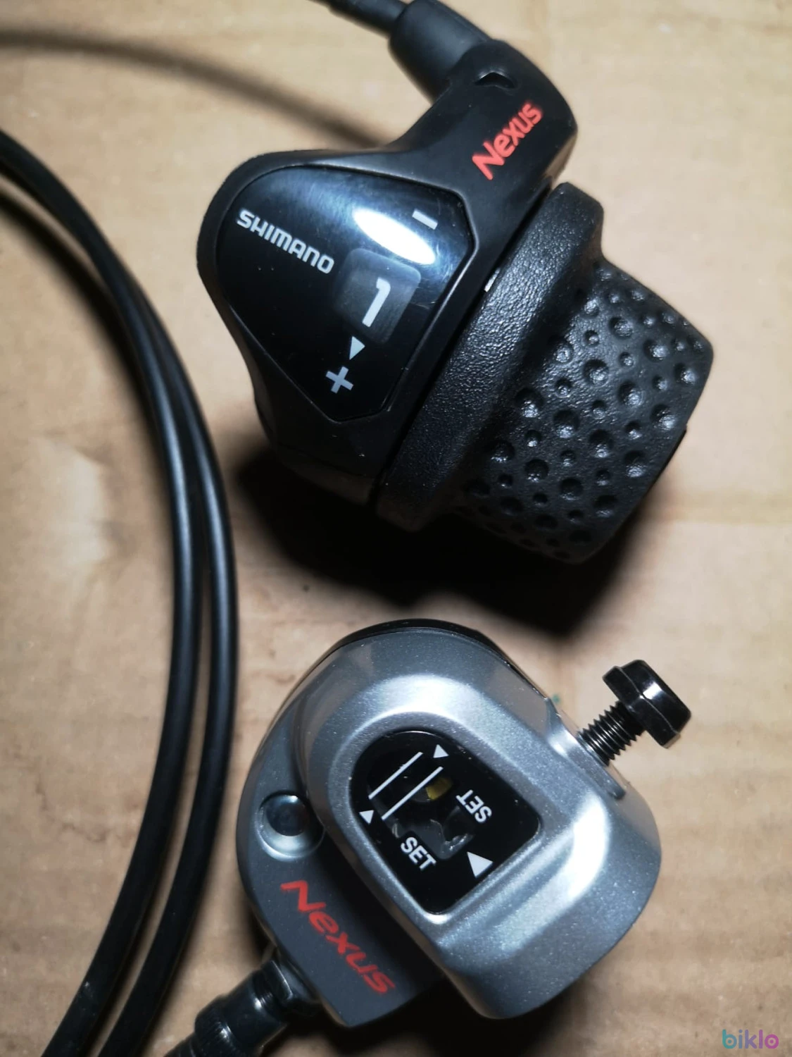 1. Manetă schimbător 3V SHIMANO Nexus SL-3S41E