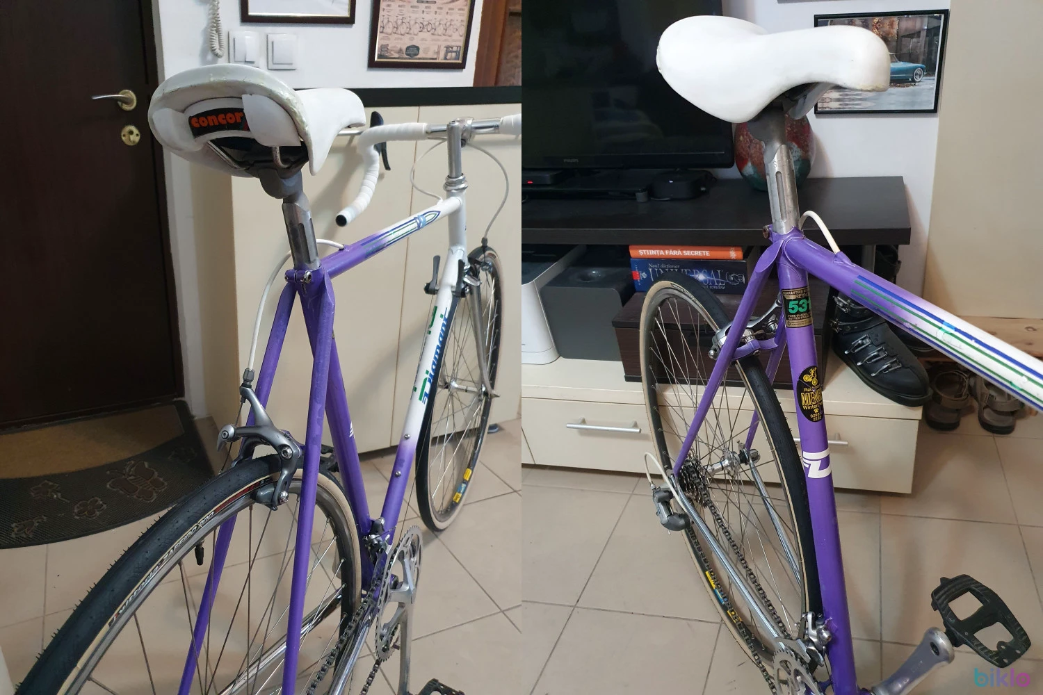 5. Diamant - Cursiera tubulatura Reynolds 531 TT.56 ST.58 10.21kg 2x7 SIS