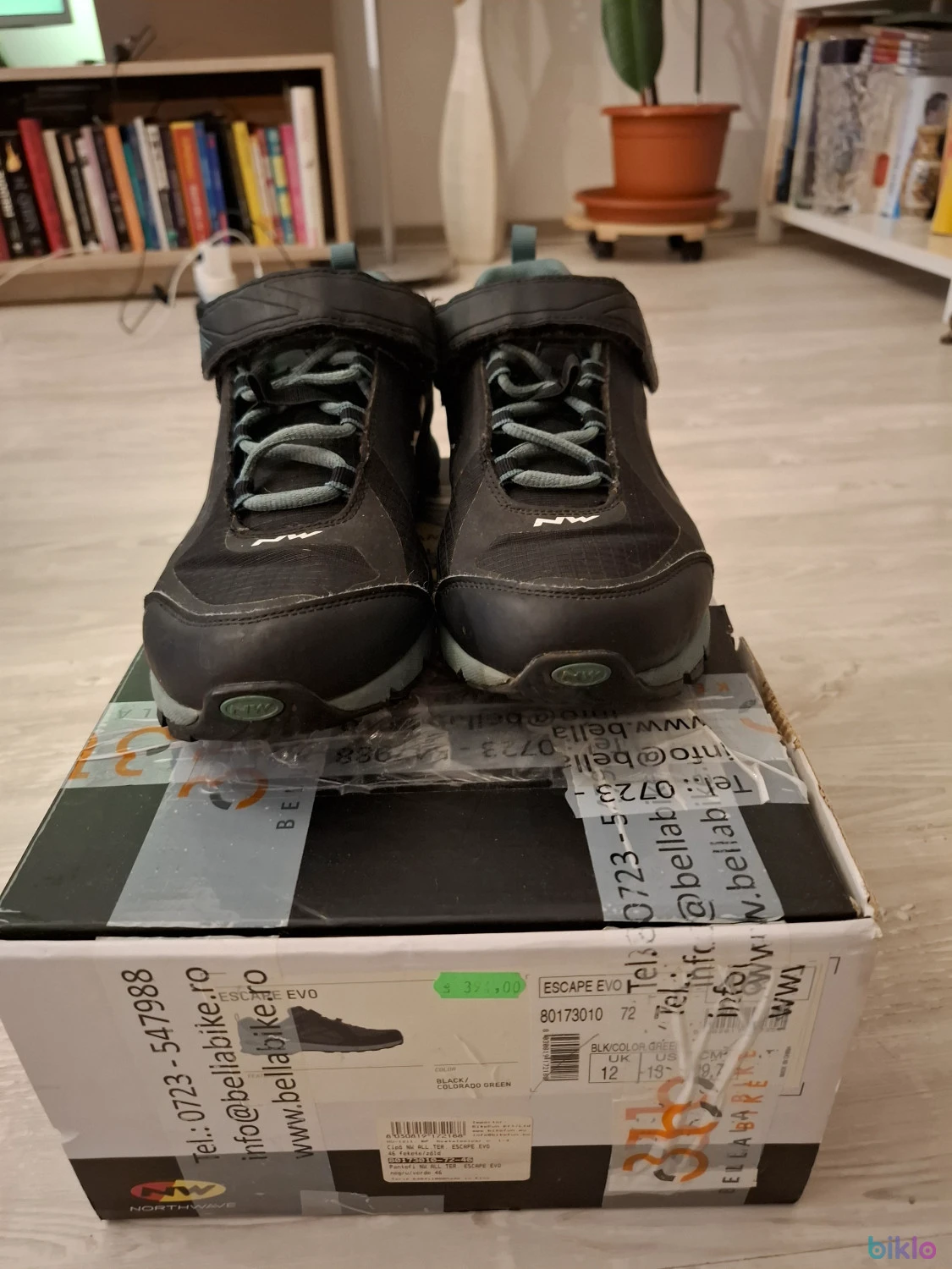 2. Pantofi ciclism Northwave Escape Evo – mărime 47, folosiți, 100 lei