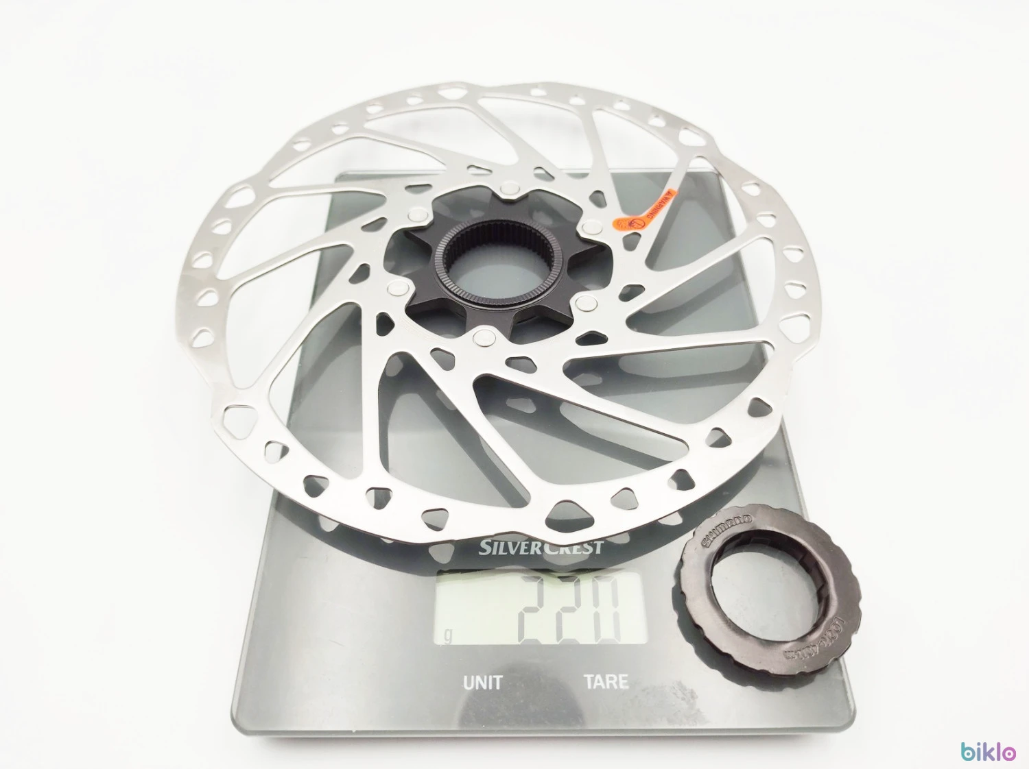 7. Rotor/Disc frana Shimano Deore SM-RT64 203mm, Center Lock, nou