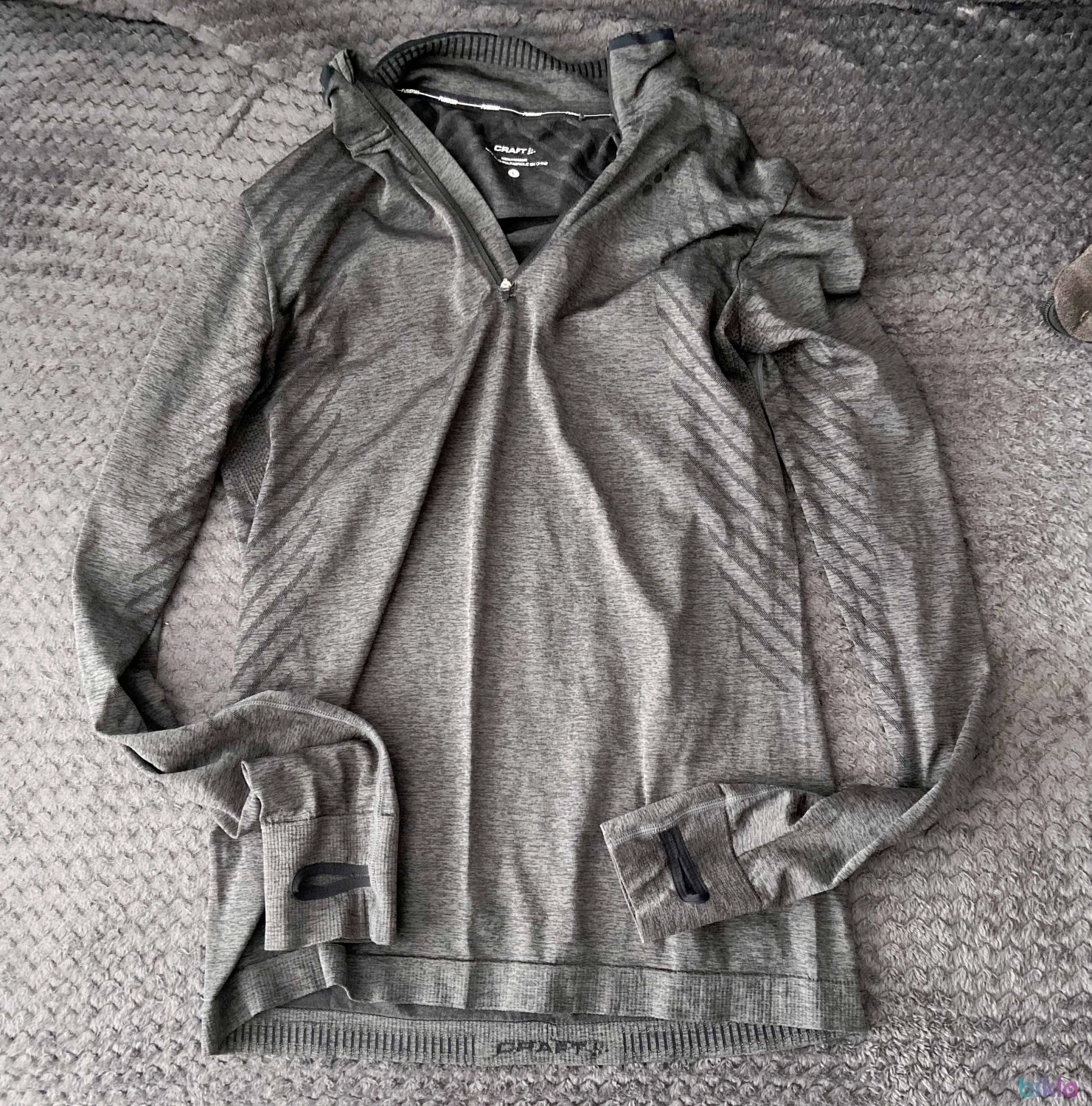 1. Baselayer vreme rece Craft Fuseknit, cu fermoar