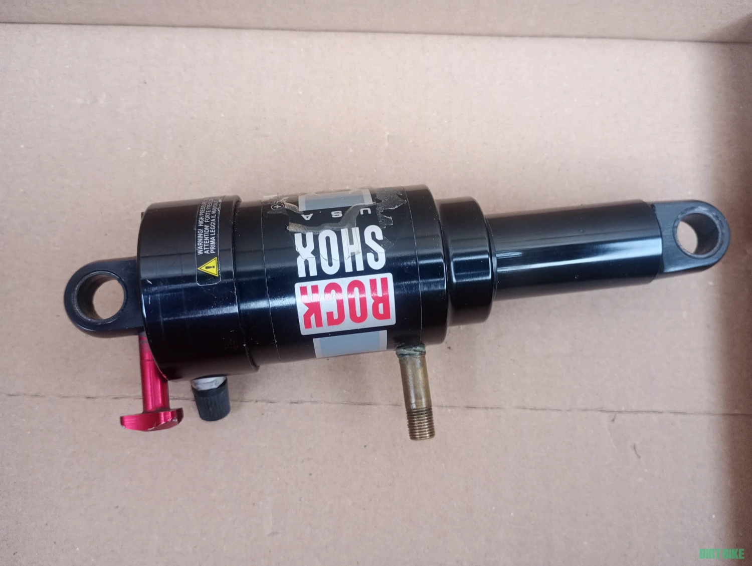 1. Amortizor rock shox 165 mm....... reținut