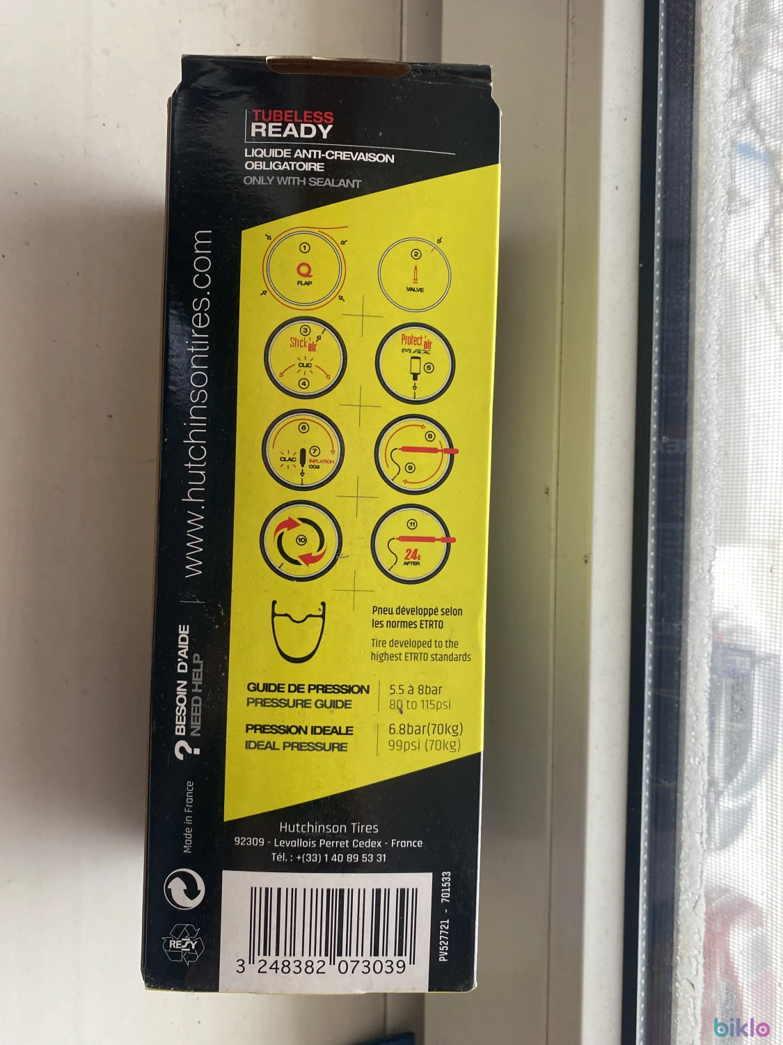 4. Set Anvelopă Hutchinson FUSION 5 Performance Tubeless Ready ElevenSTORM Hardskin 25x700
