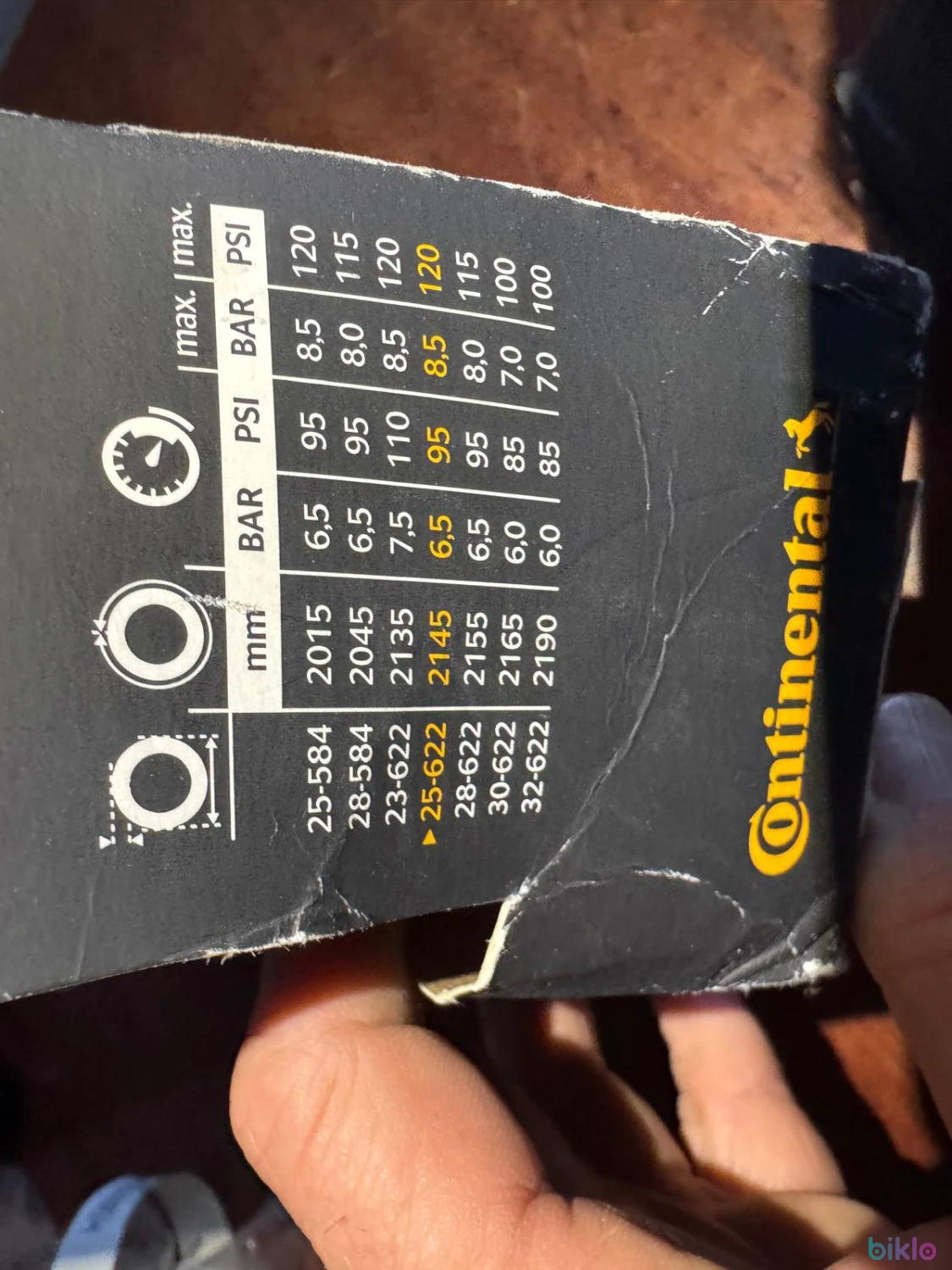 4. Cauciuc Continental Grand Prix 5000 TL 25 mm ,Nou