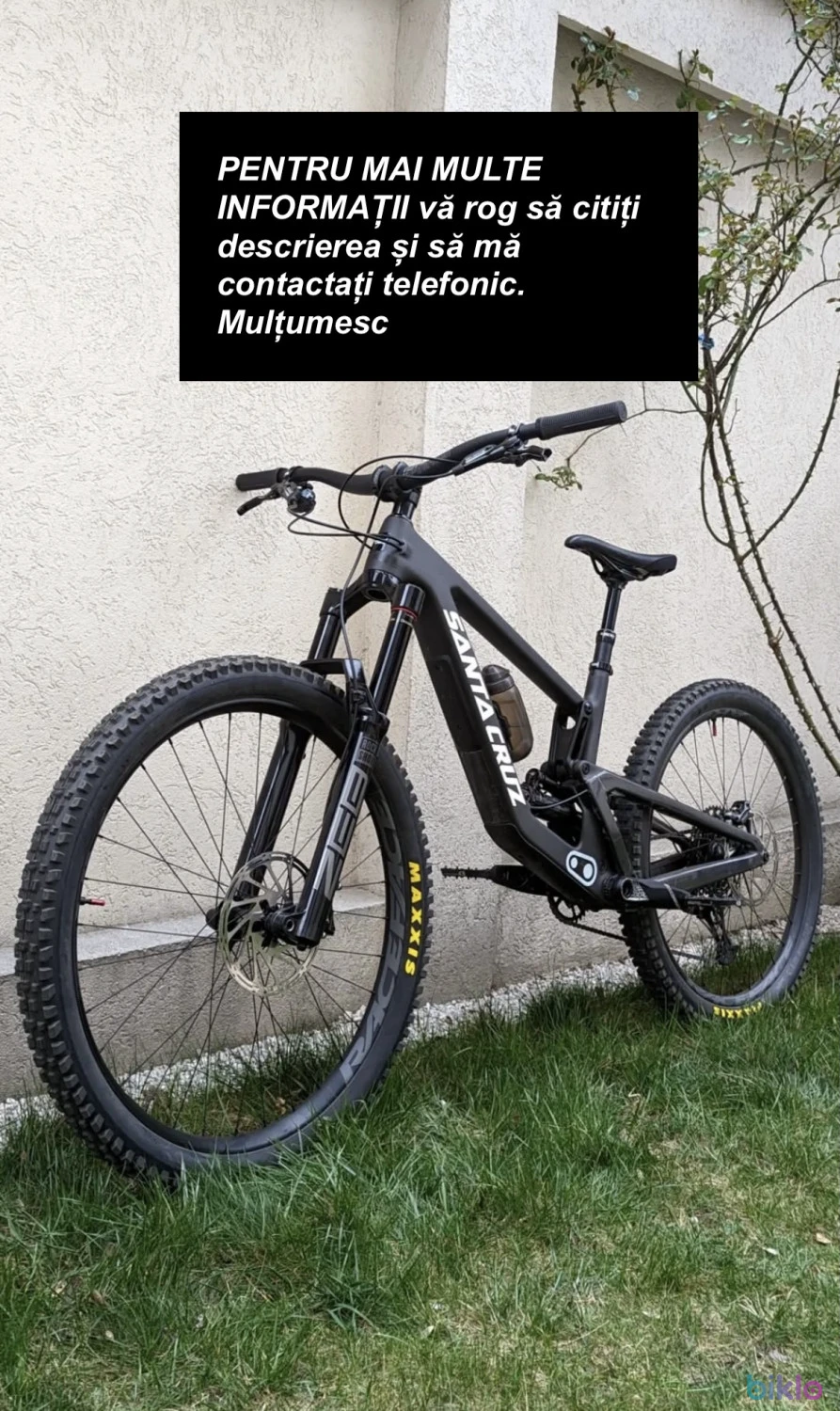 3. Santa Cruz Nomad modificat 2023 M | ZEB Ultimate 190 | bicicletă mtb enduro downhill