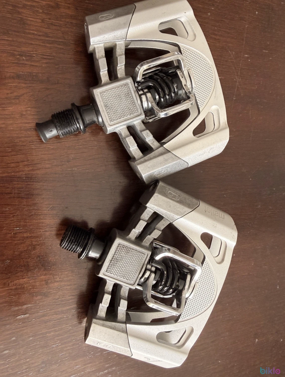 1. Pedale Crank Brothers Mallet 2 Silver