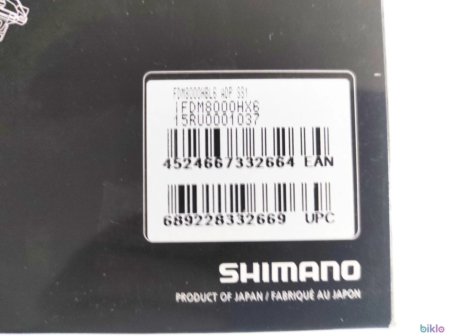 9. Schimbator foi Shimano Deore XT FD-M8000-H 3x11v. High Clamp, cu colier, nou