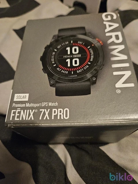 1. Garmin Fenix 7X Pro Solar