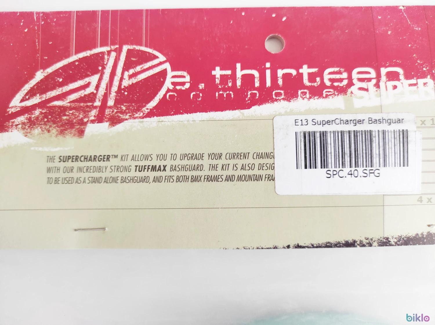 8. Bashguard E*thirteen Supercharger 36-40T, 104 BCD, verde, nou