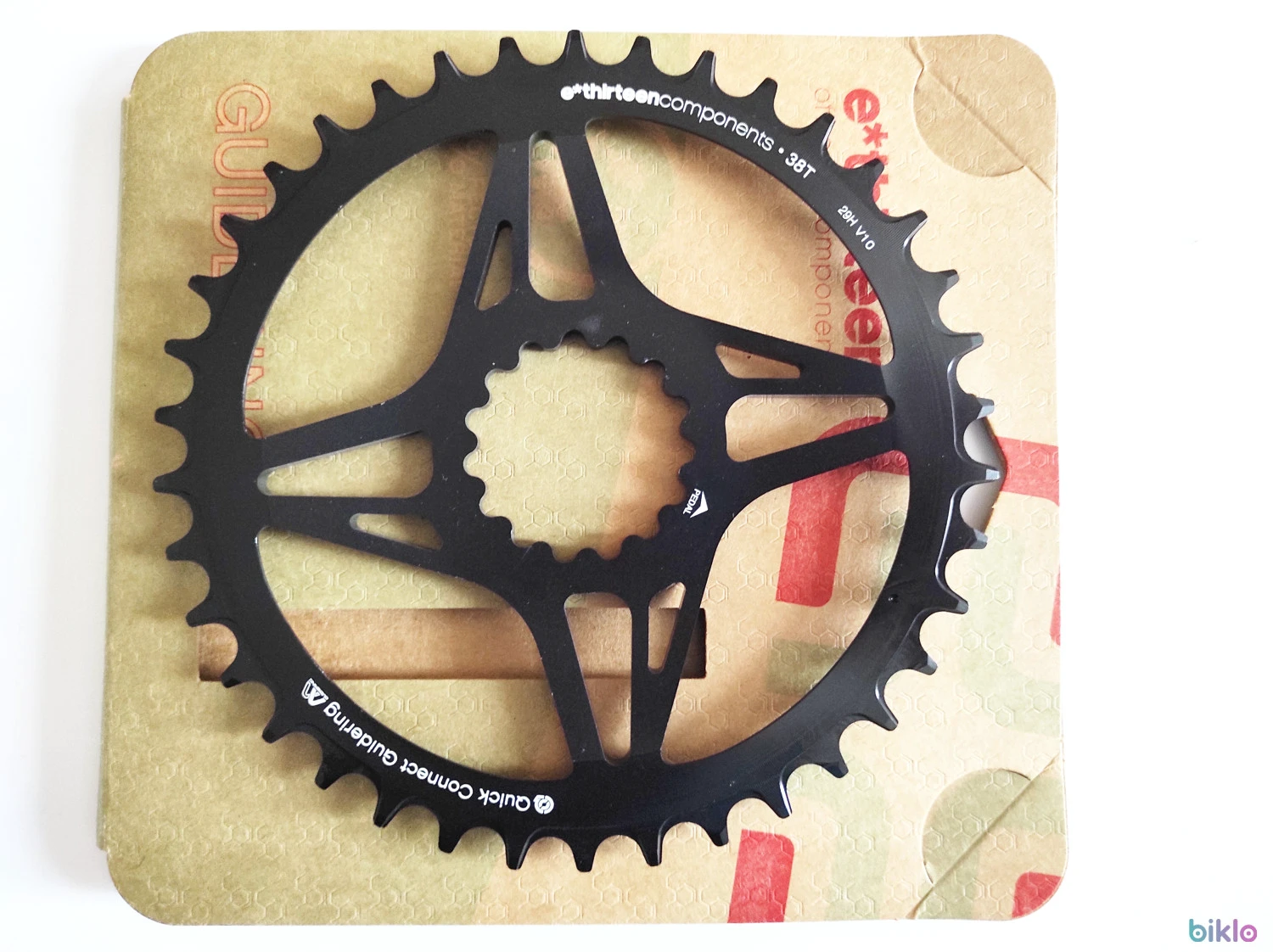 4. Foaie narrow/wide E*thirteen Guidering M 38T Direct Mount neagra noua