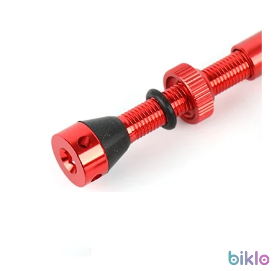 2. Valva Tubeless Presta, 44 mm cu 5 iesiri de aer , Negru , Albastru , Rosu , Mov , Verde , Portocaliu