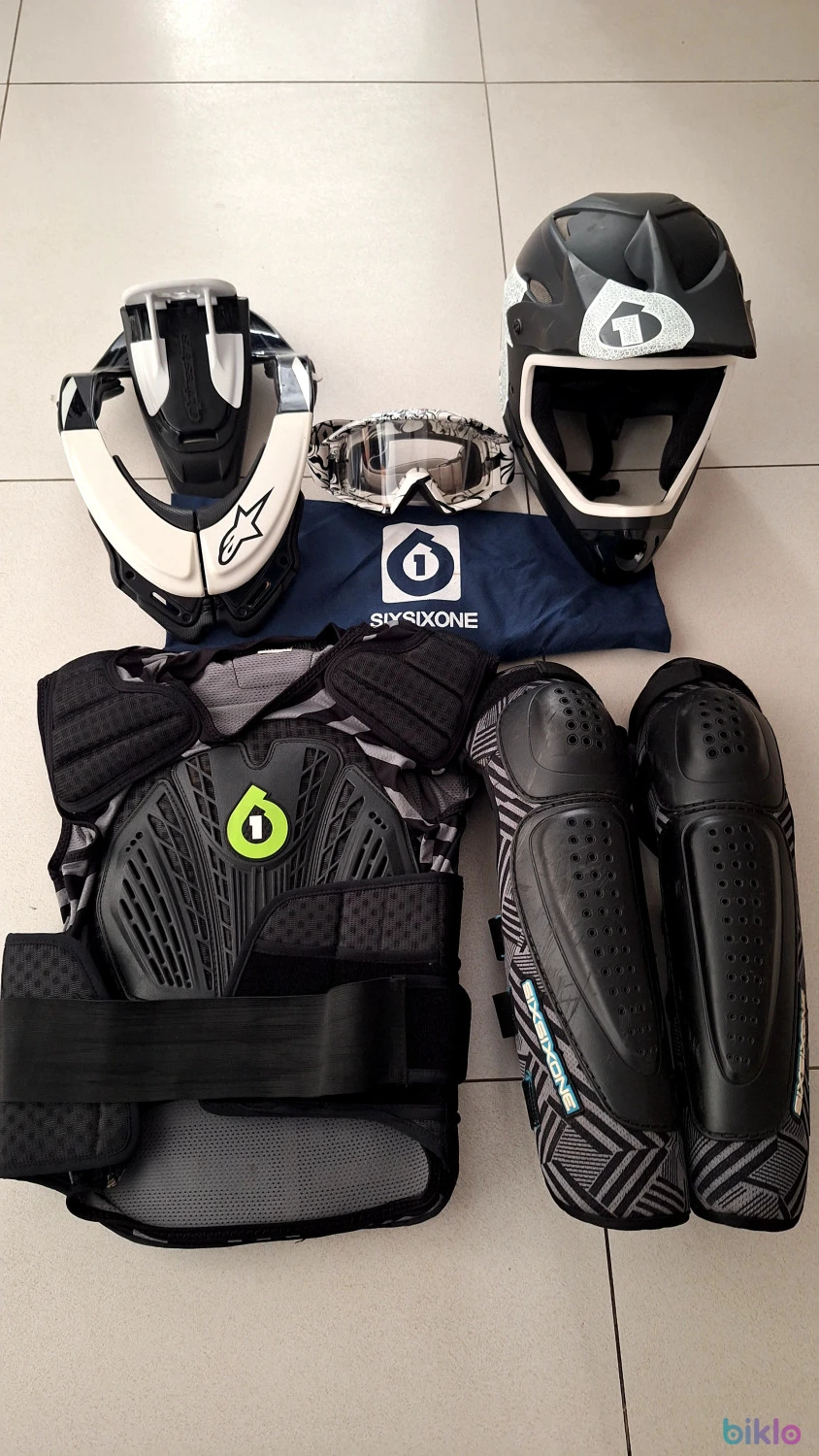 1. Vand echipament downhill Enduro SixSixOne Alpine Stars