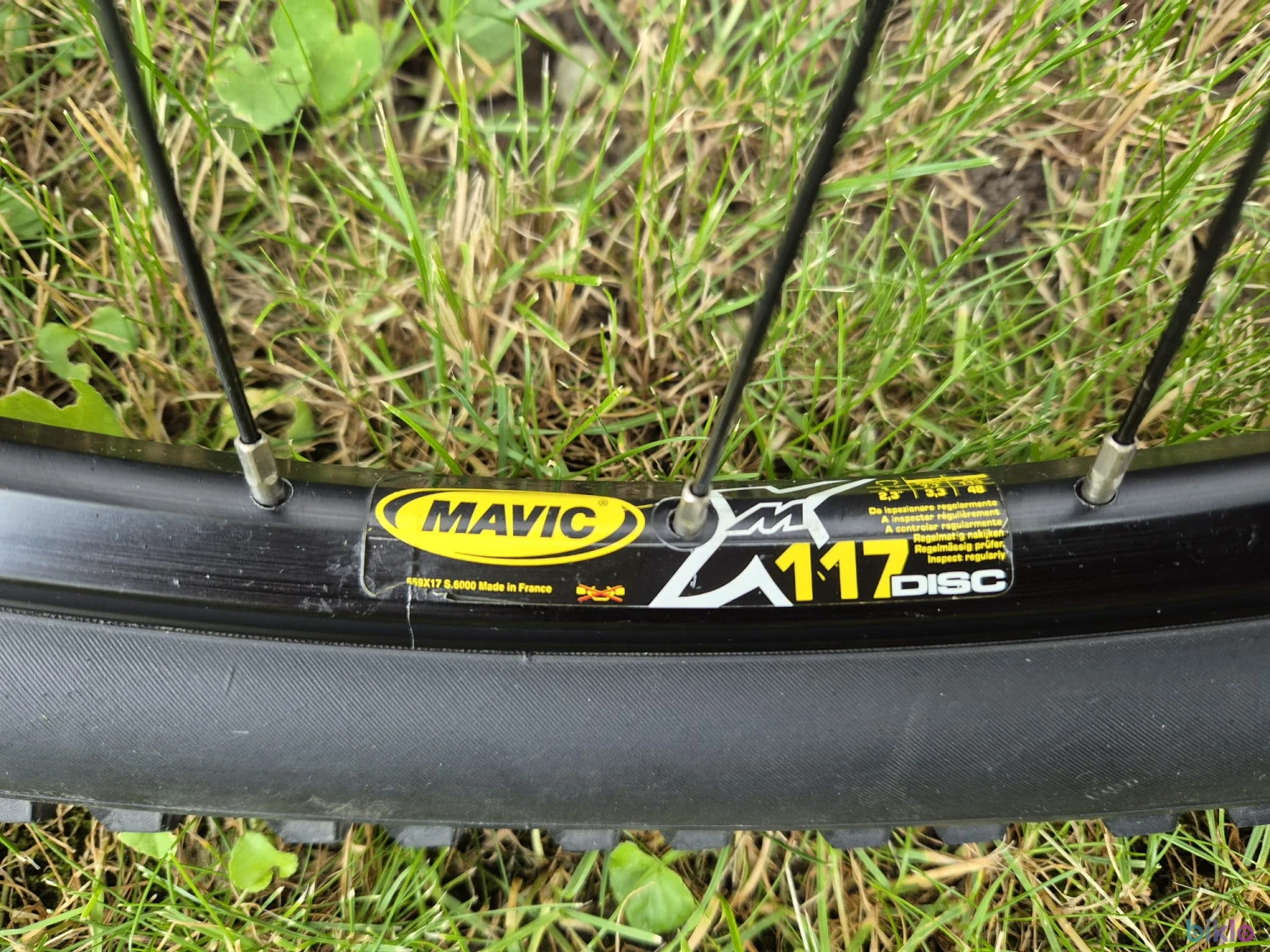 8. Roti MTB Mavic MX 117, 26inch, caseta Shimano 9 pinioane ,discuri Shimano noi