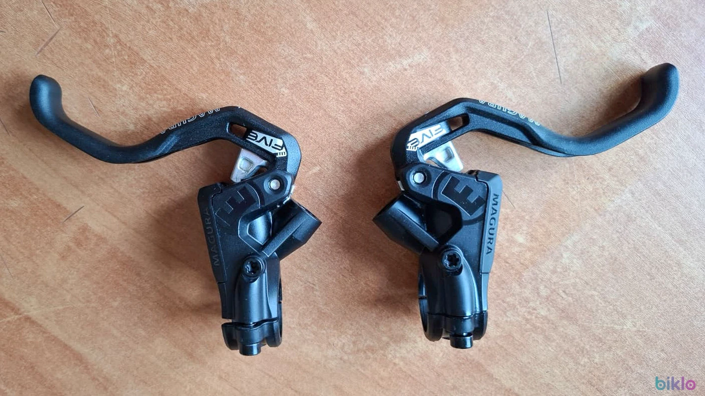 8. Vand Manete/Maneta frana hidraulica Magura MT5 HC levier aluminiu 1 deget