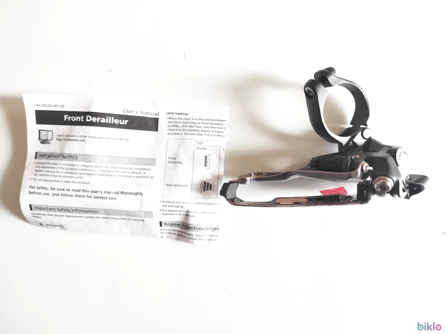 3. Schimbatoare foi Shimano XTR FD-M9000 3x11v. colier 34.9mm noi
