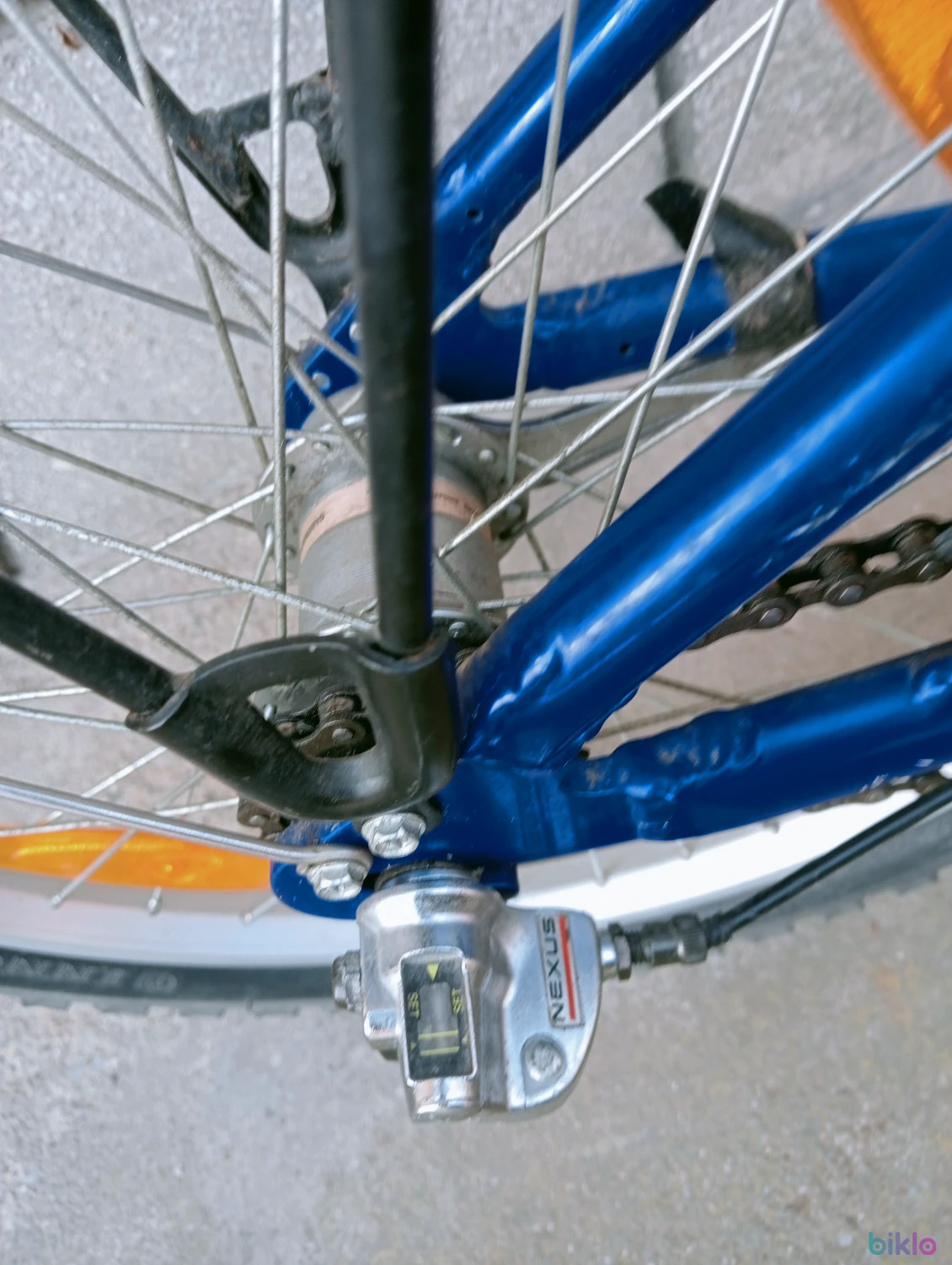 2. Bicicleta copii Pegasus Germania aluminiu cu 3 viteze butuc Shimano Nexus + torpedou