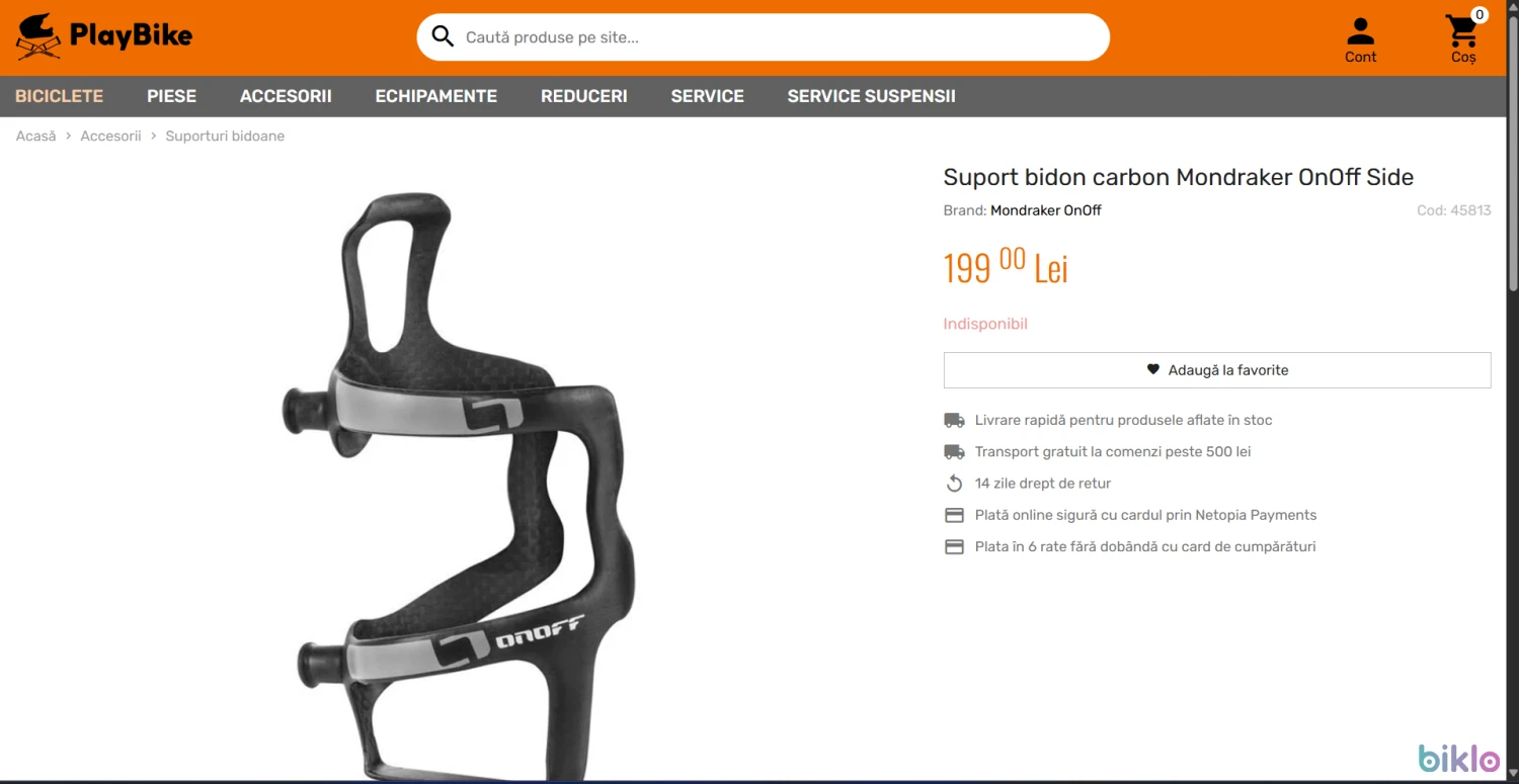 8. Suport bidon din carbon Mondraker OnOff