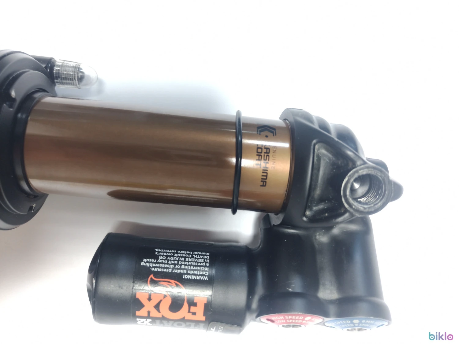 6. Vand shock Fox FLOAT X2 factory, trunnion 225x75mm
