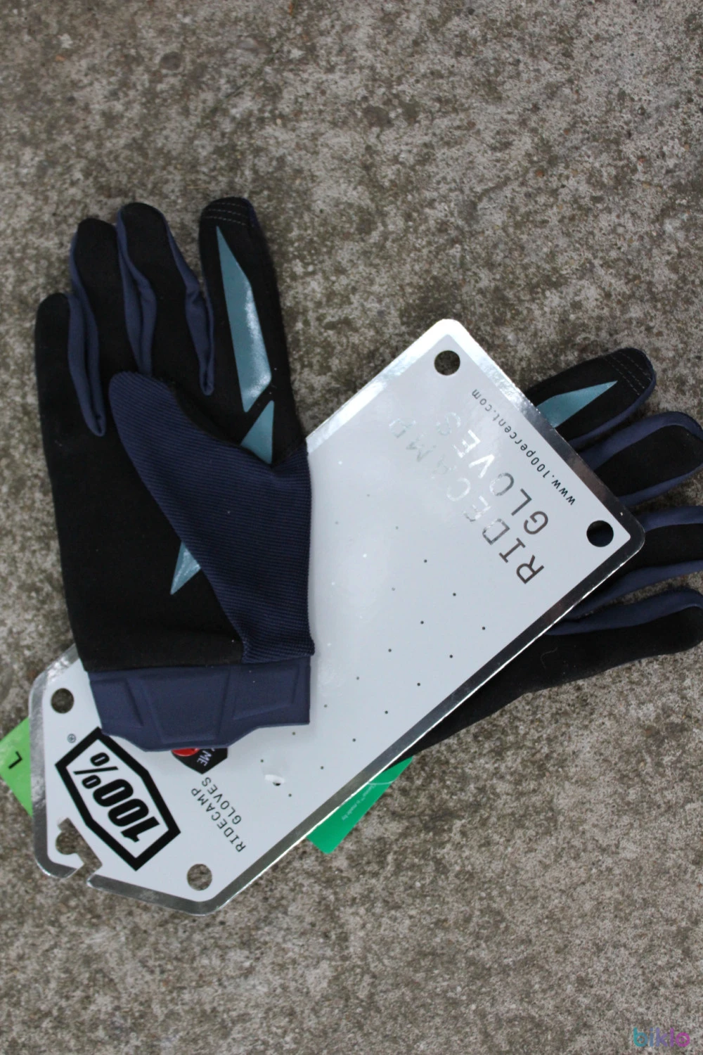 2. 100% Ridecamp manusi MTB barbat - navy/slate - marime L
