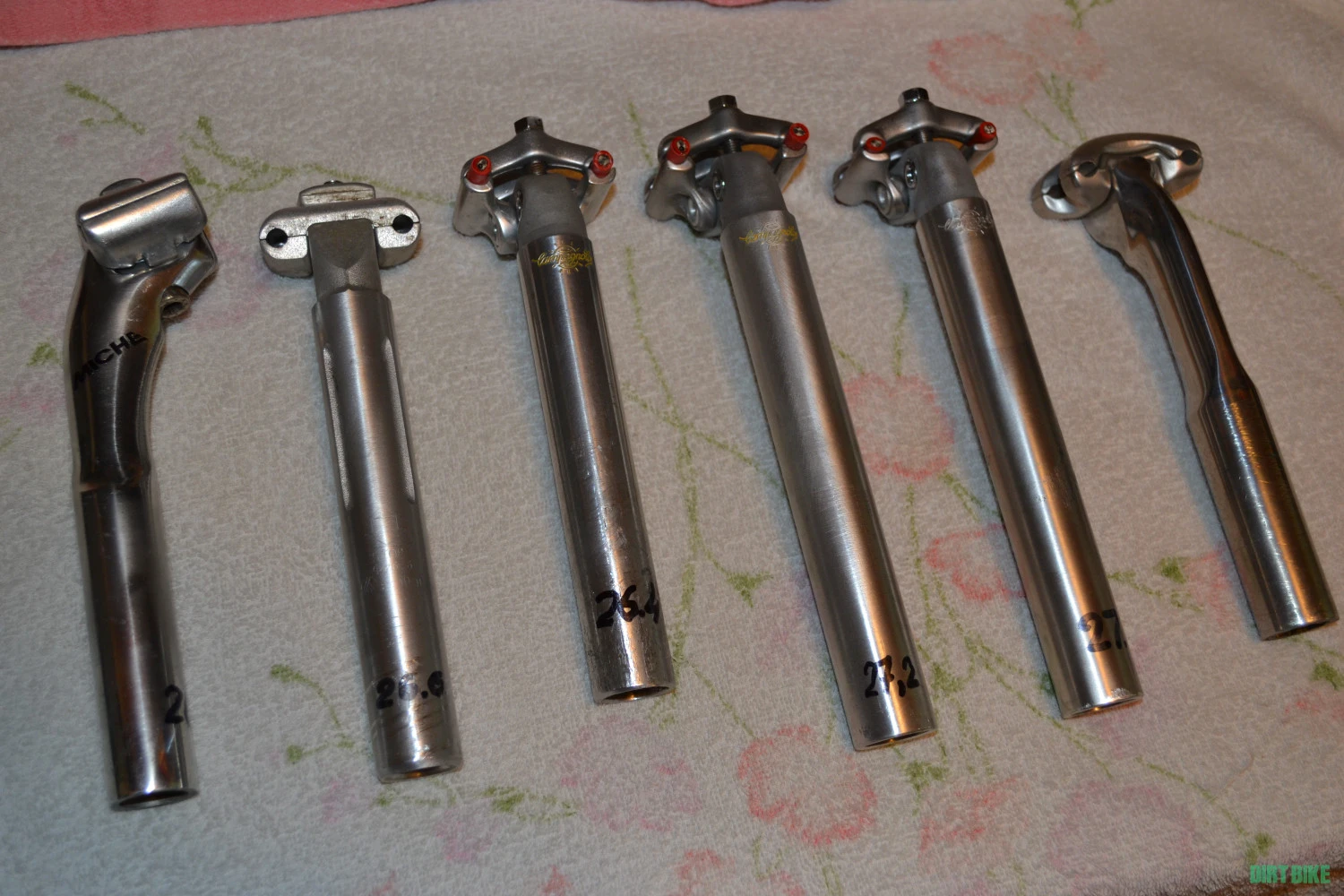4. Tija sa/seatpost Campagnolo nuovo record/GS -Miche aero vintage