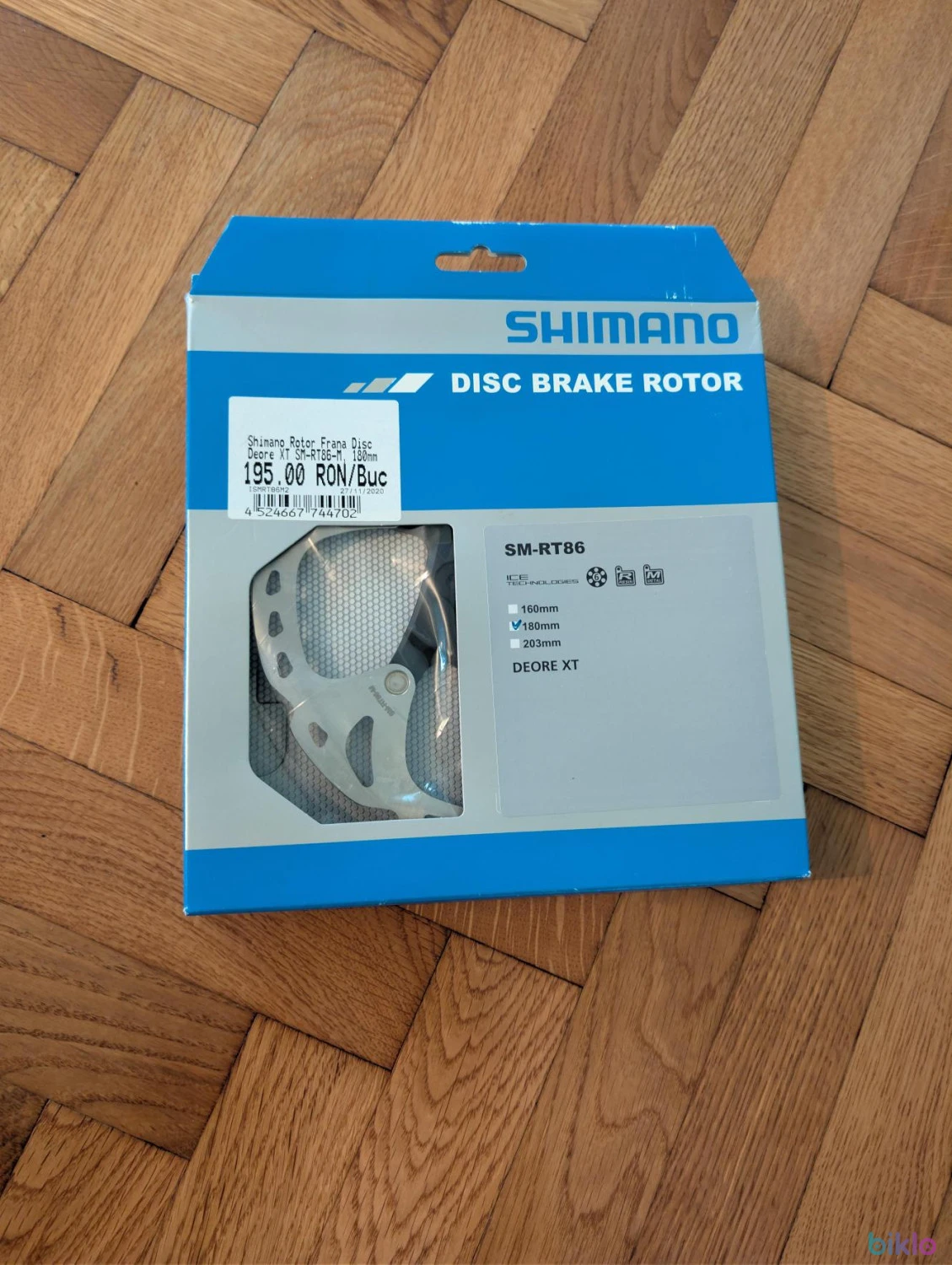 1. Disc Shimano Deore XT SM-RT86-M Icetech 180mm NOU