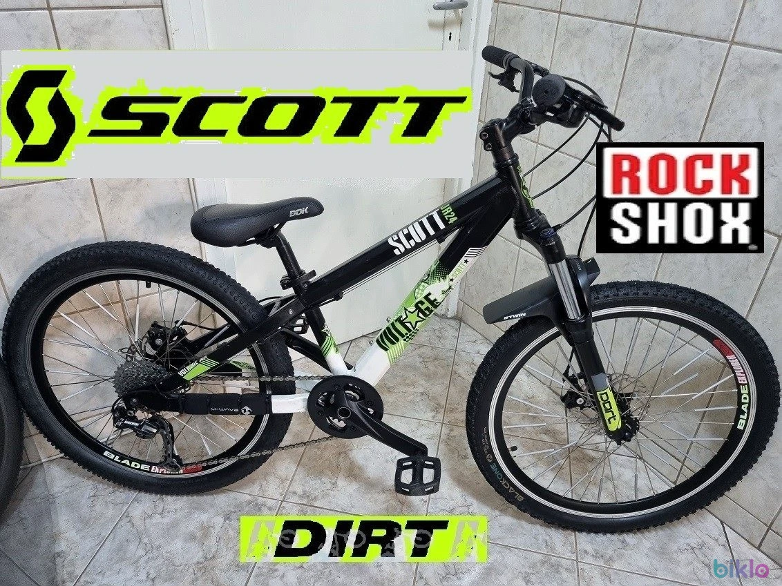 1. Dirt SCOTT Voltaje JR24 Disc 1x9 vit Hollowtech II