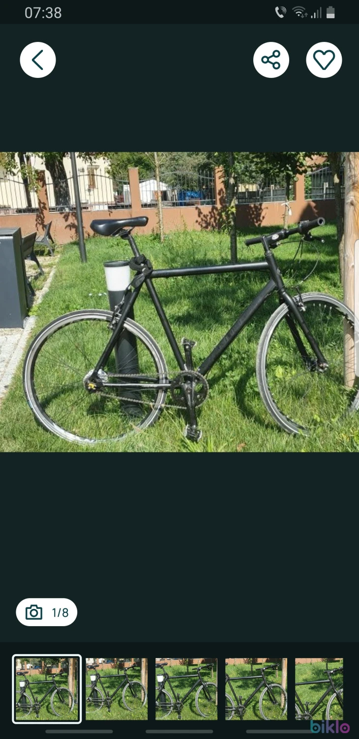 1. City bike aluminiu 12.5 kg
